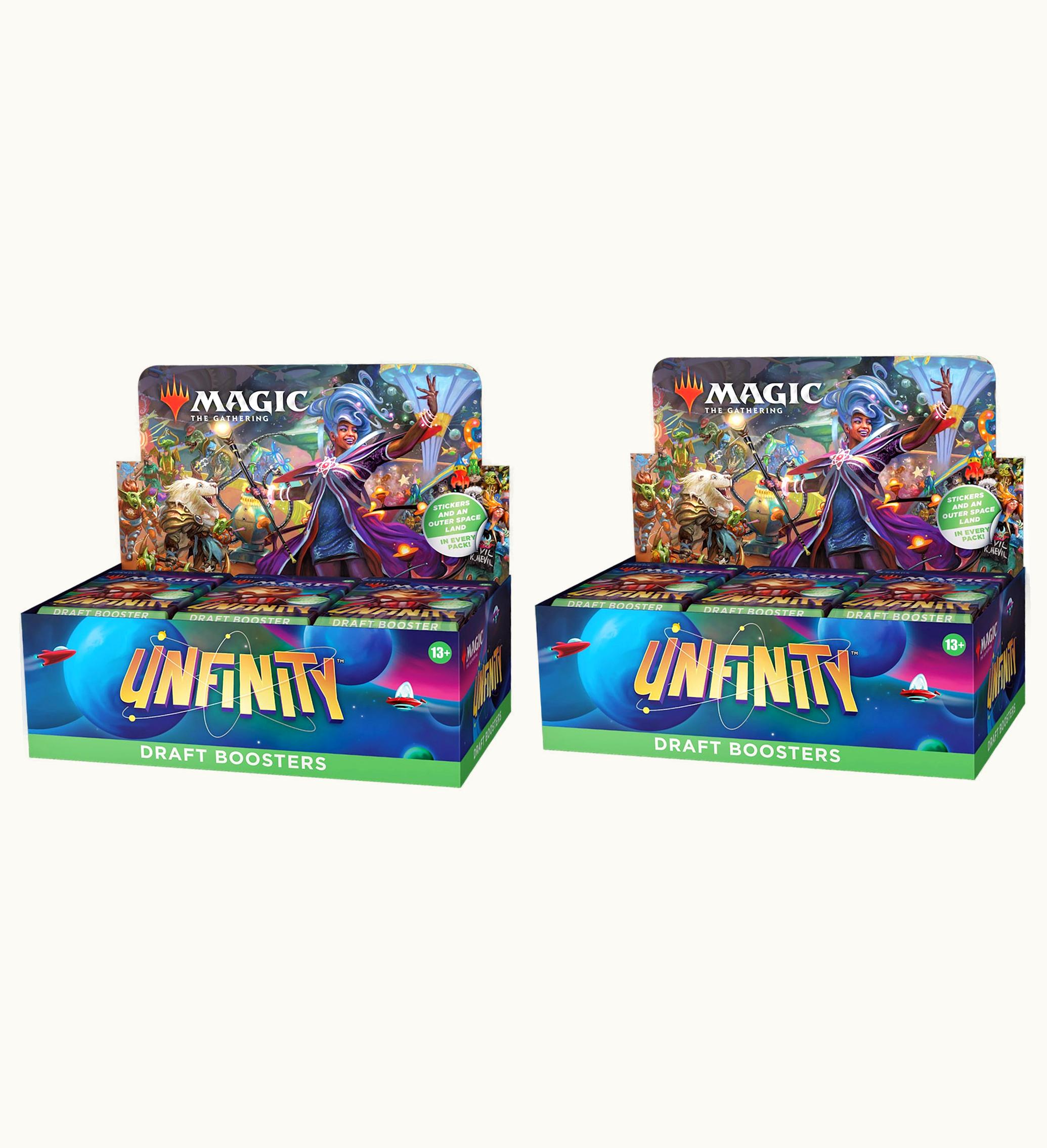 Magic: The Gathering TCG Magic: The Gathering TCG Magic The Gathering TCG Unfinity Draft Booster Box 2x Lot