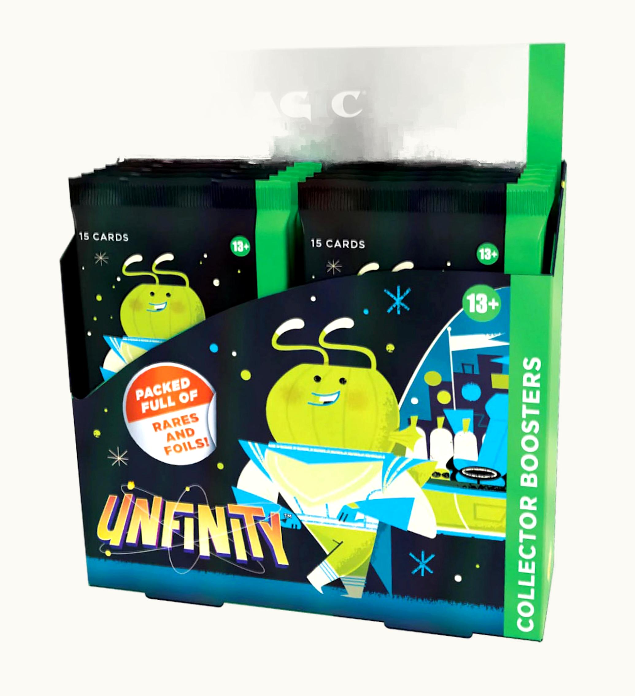 Magic: The Gathering TCG Magic: The Gathering TCG Magic The Gathering TCG Unfinity Collector Booster Box 12 Packs 180 Cards