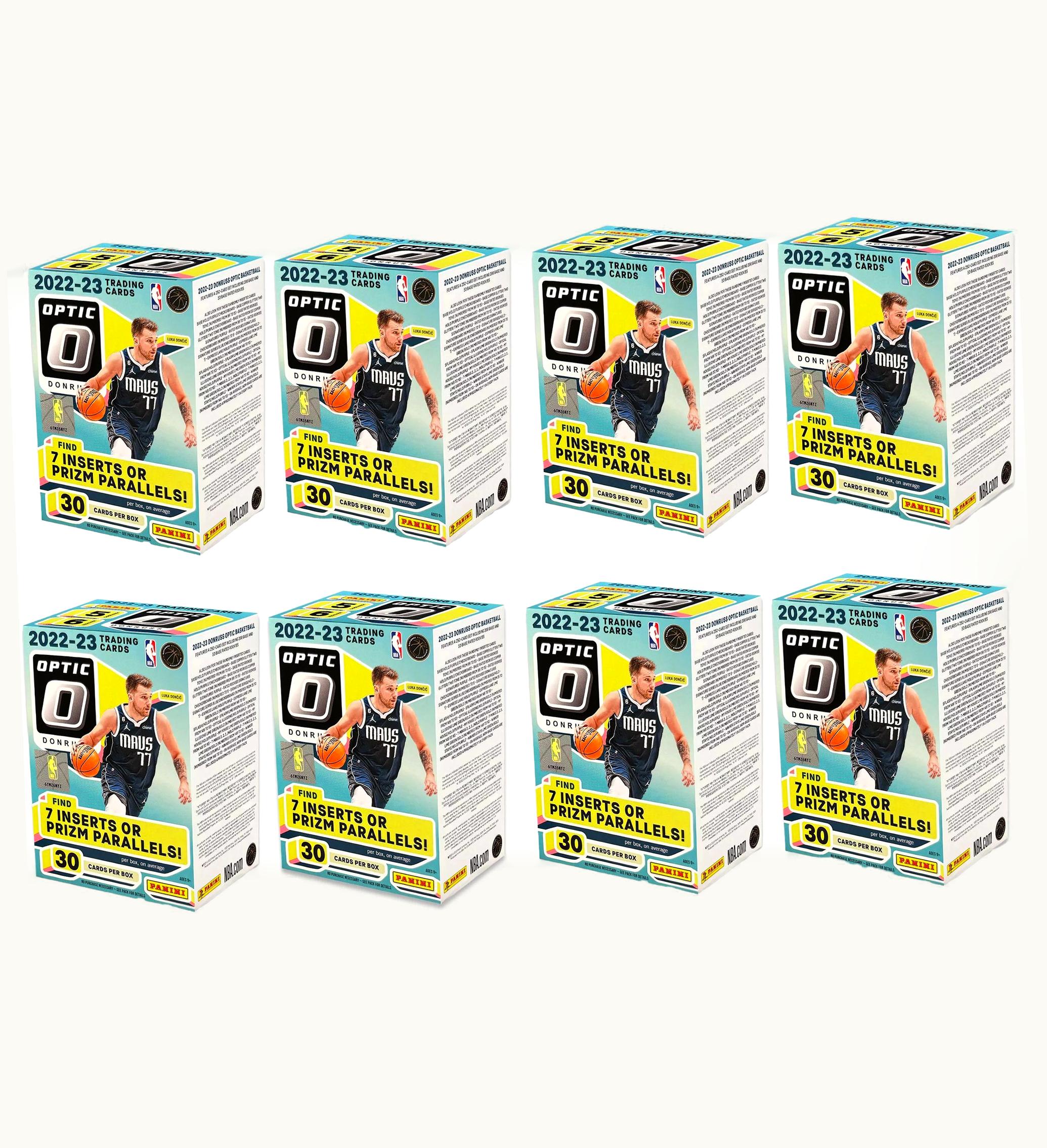 Panini 2022 23 Panini Donruss Optic Basketball Blaster Box 8x Lot