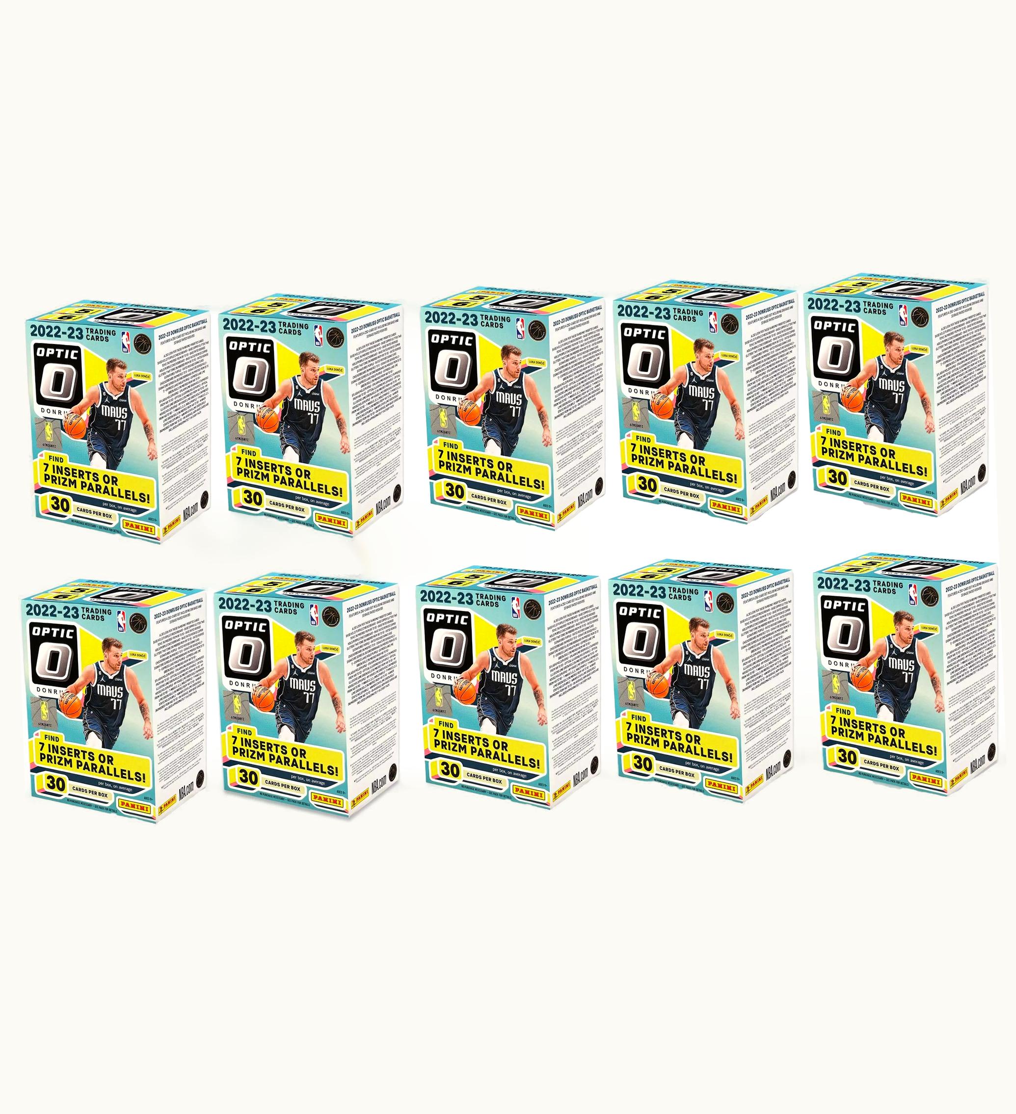 Panini 2022 23 Panini Donruss Optic Basketball Blaster Box 10x Lot