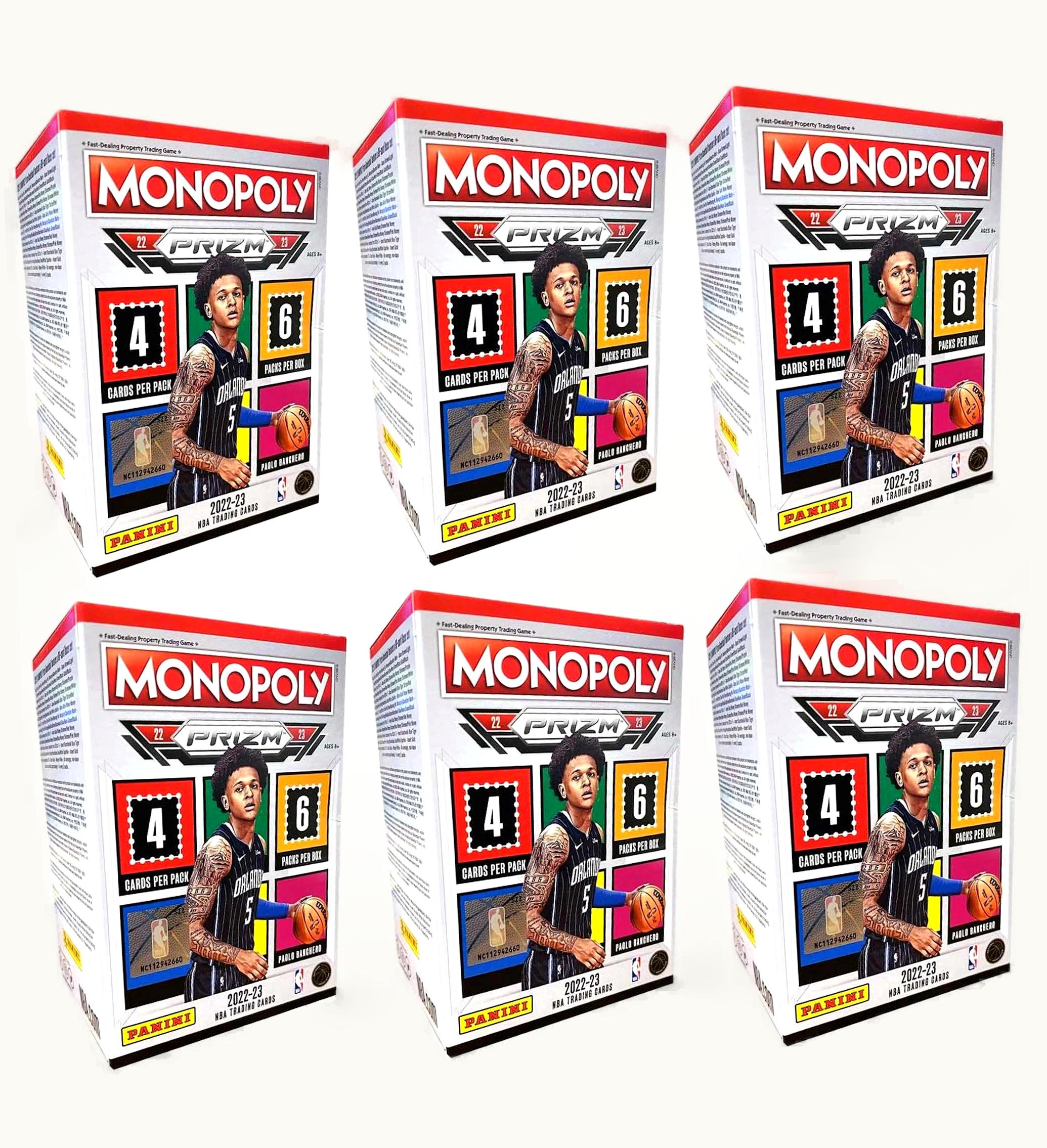 Panini 2022 23 Panini Prizm Monopoly Basketball Blaster Box 6x Lot