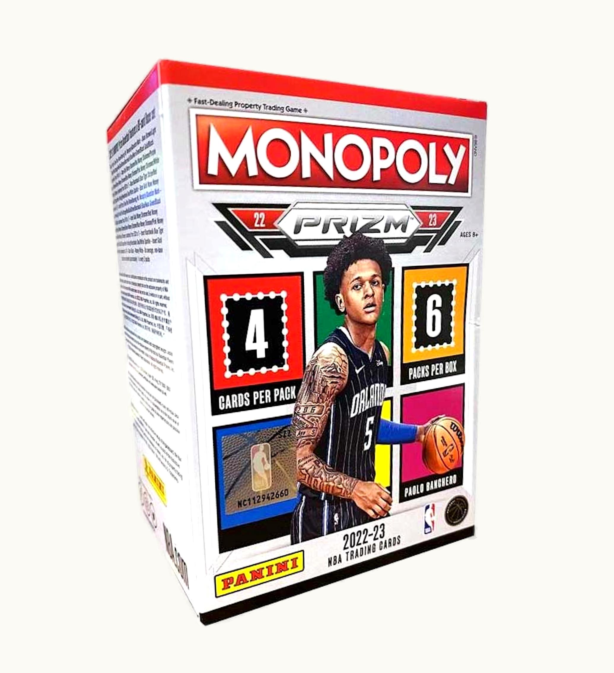 Panini 2022 23 Panini Prizm Monopoly Basketball Blaster Box