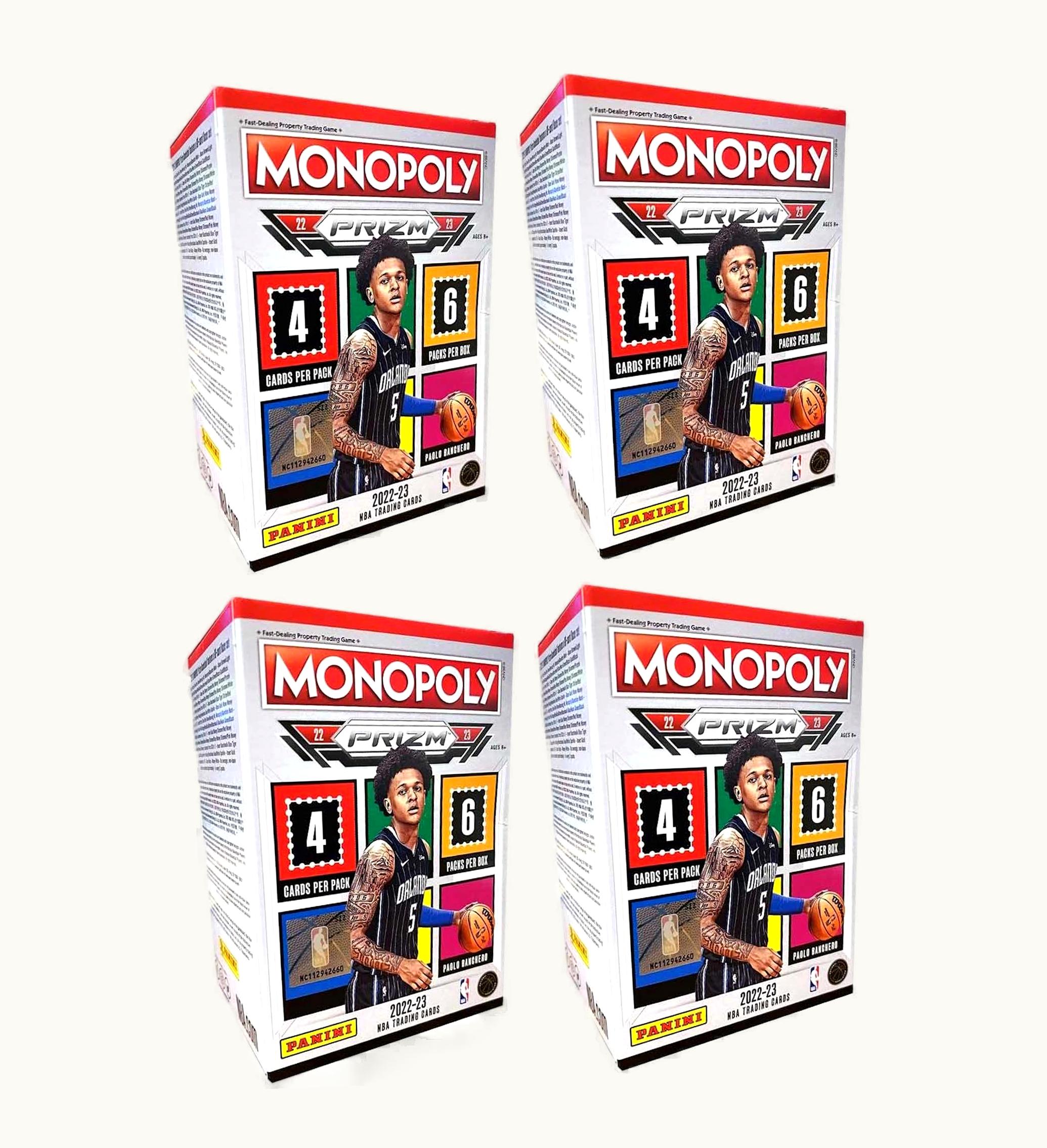 Panini 2022 23 Panini Prizm Monopoly Basketball Blaster Box 4x Lot