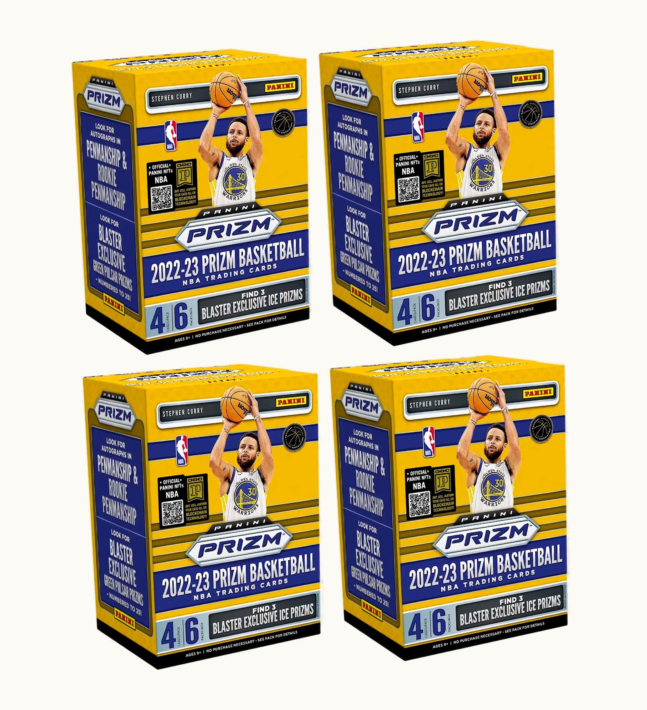 Panini 2022 23 Panini Prizm Basketball Blaster Box 4x Lot