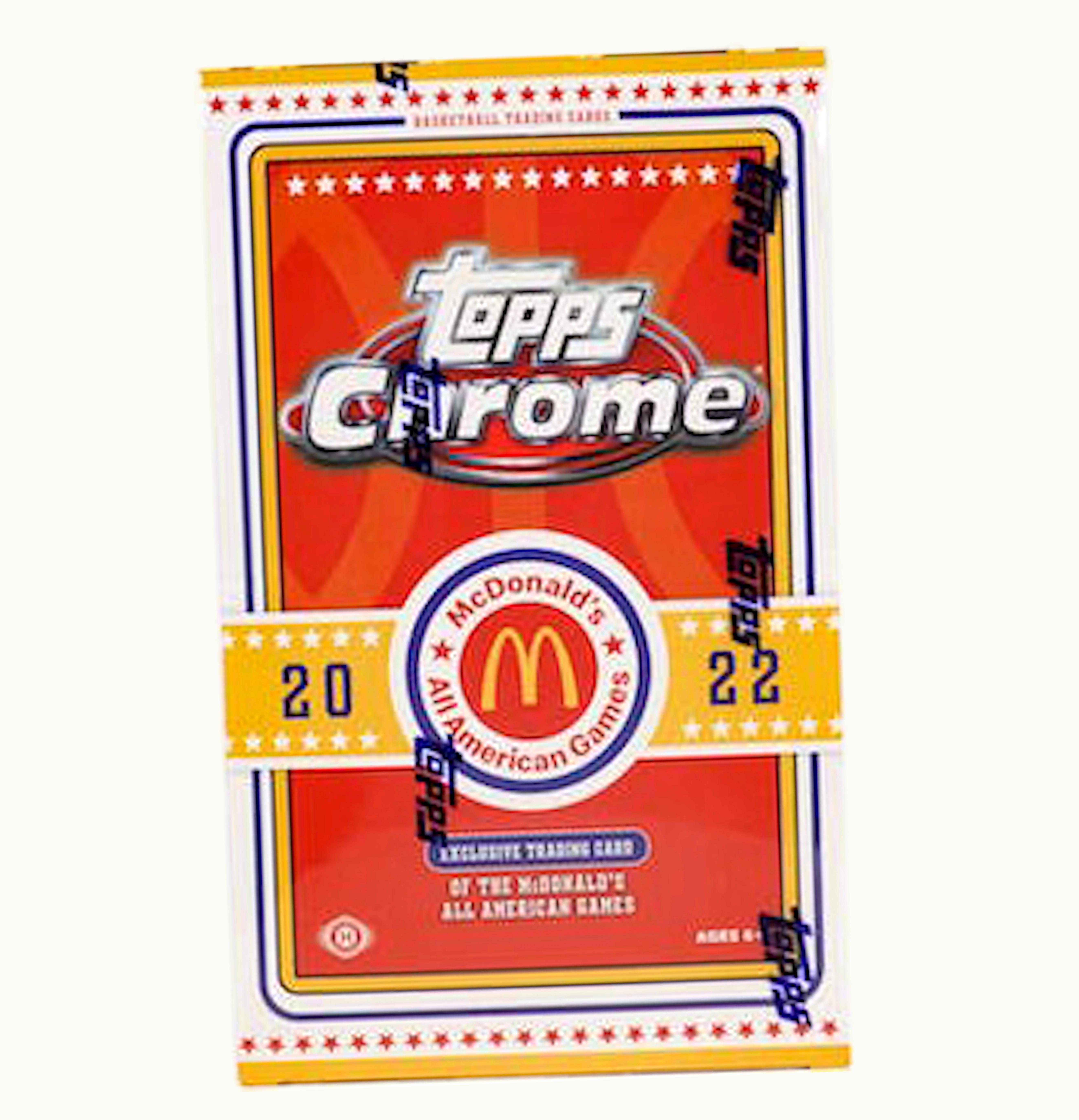 Topps 2022 Topps Chrome McDonalds All American Basketball Hobby Box