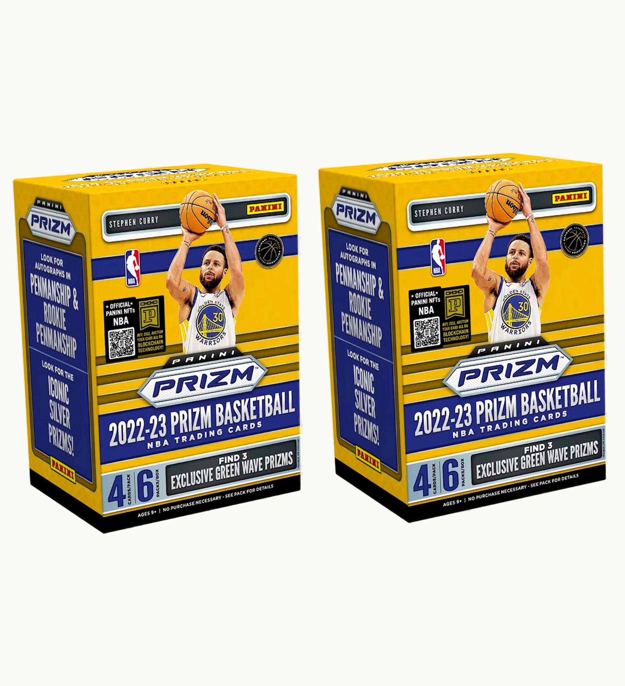 Panini 2022 23 Panini Prizm Basketball Fanatics Blaster Box Green Wave Prizms 2x Lot