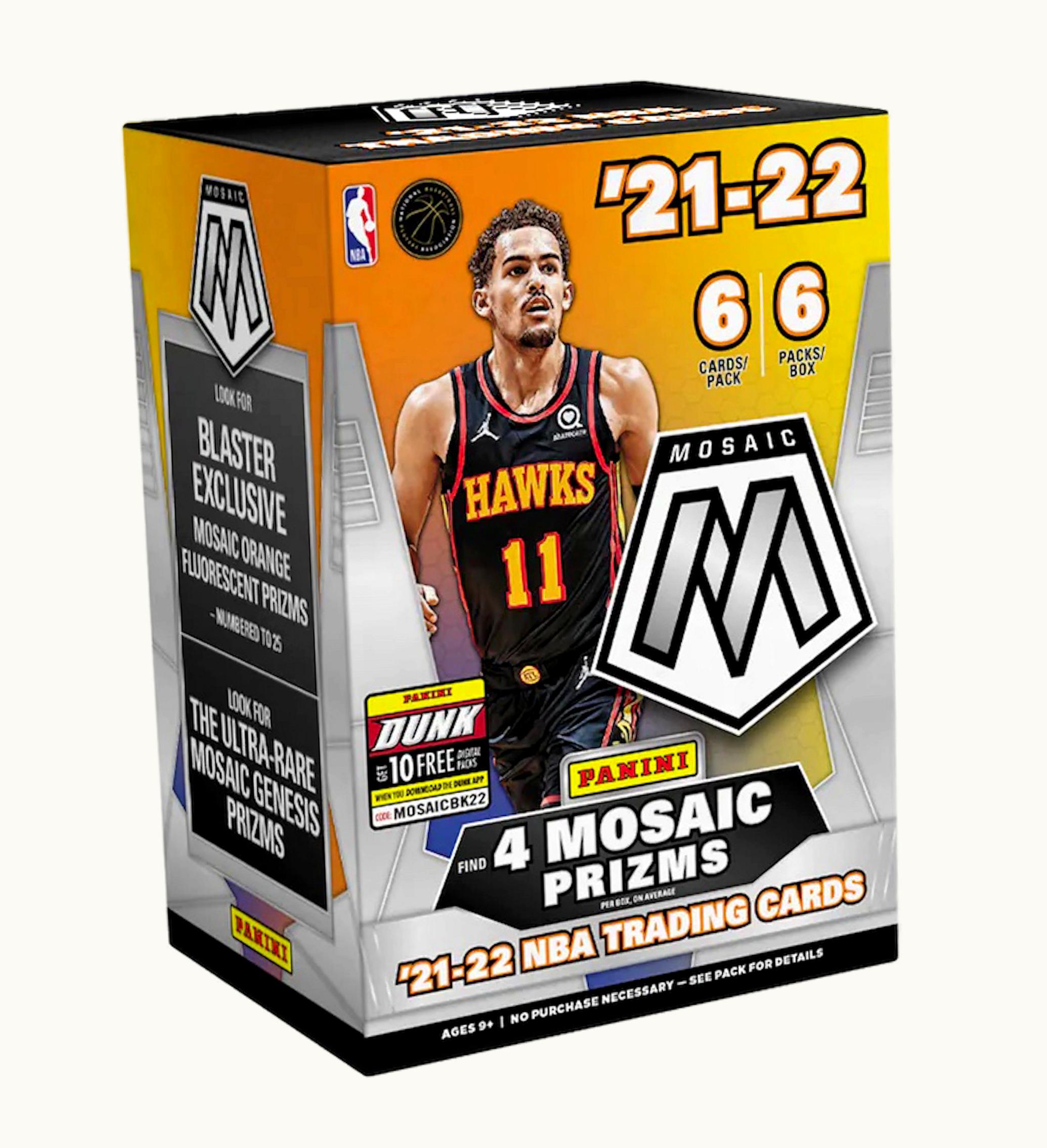 Panini 2021 22 Panini Mosaic Basketball Blaster Box