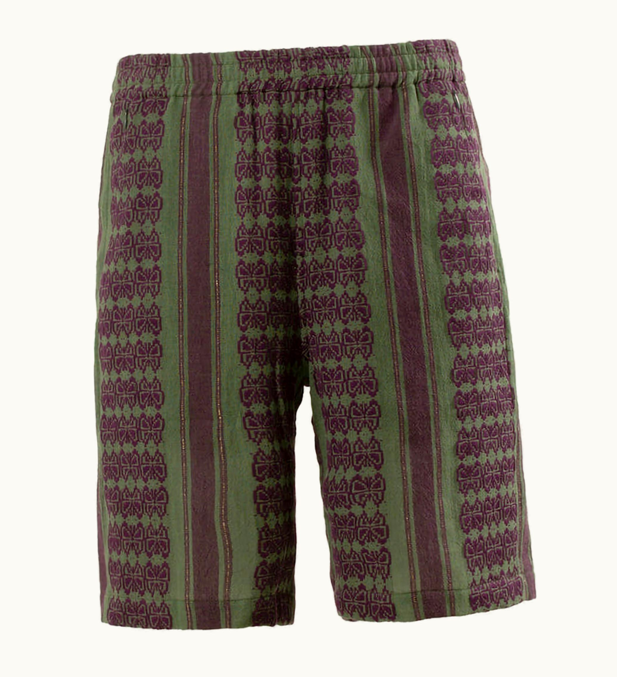 Needles Needles Papillon Stripe Dobby Jq Basketball Shorts Green