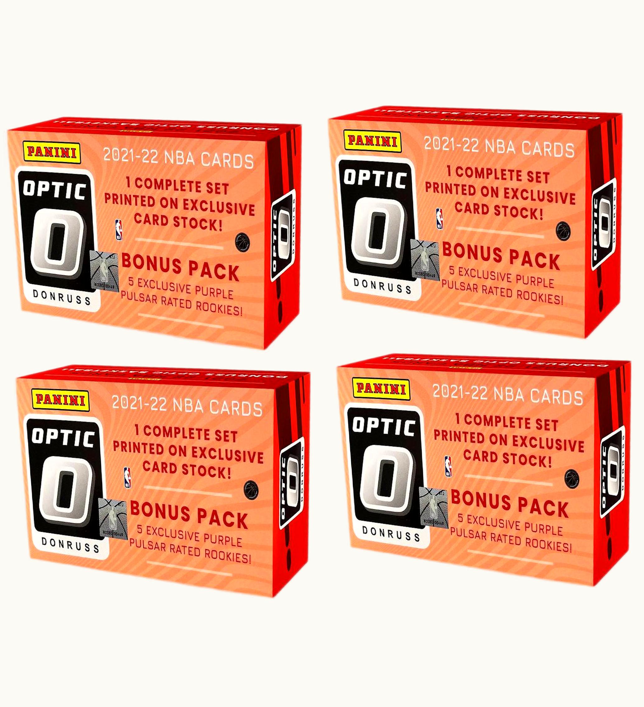 Panini 2021 22 Panini Donruss Optic Basketball Complete Box Set 4x Lot