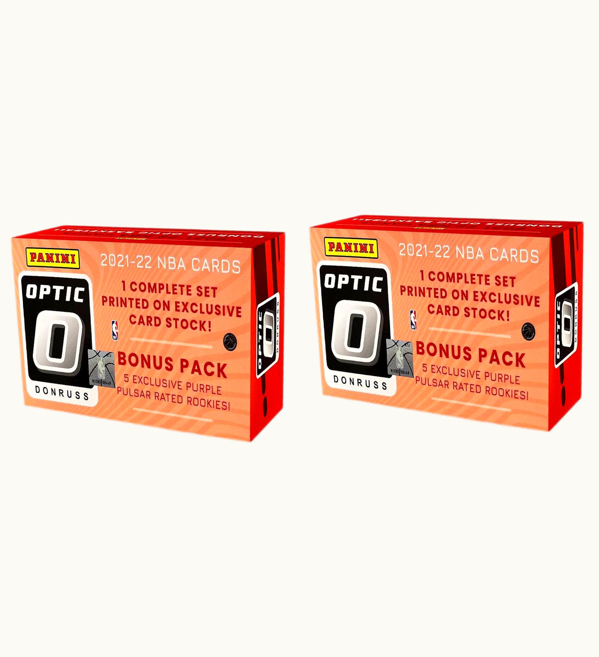 Panini 2021 22 Panini Donruss Optic Basketball Complete Box Set 2x Lot