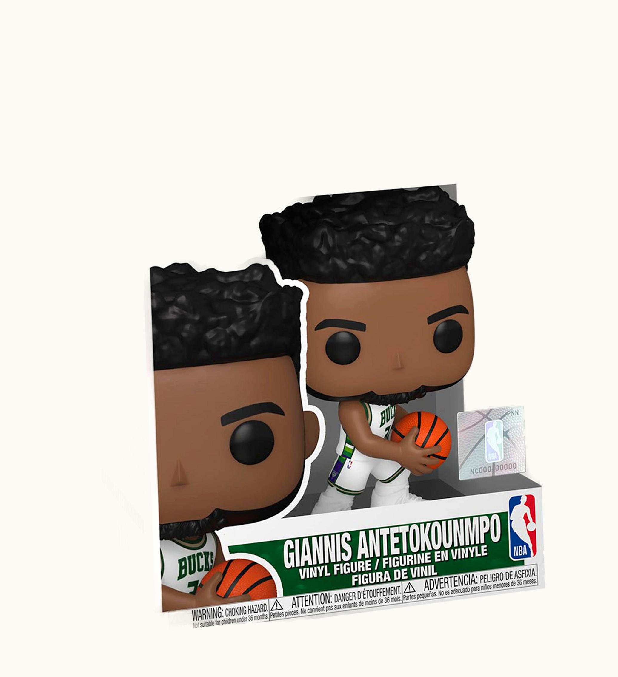 Funko Funko Pop Basketball NBA Milwaukee Bucks Giannis Antetokounmpo 2021 22 City Edition Jersey Figure 143