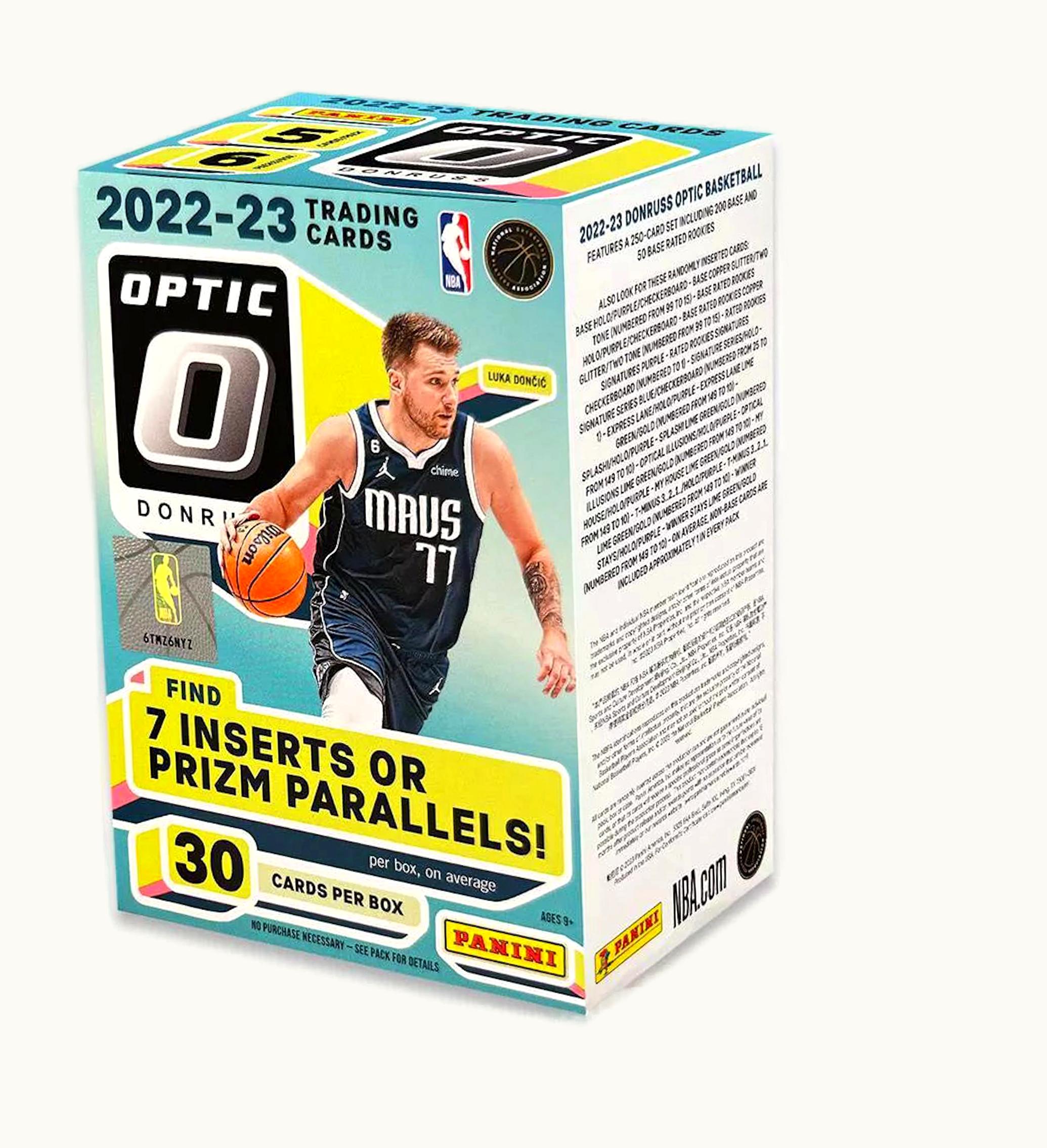 Panini 2022 23 Panini Donruss Optic Basketball Blaster Box