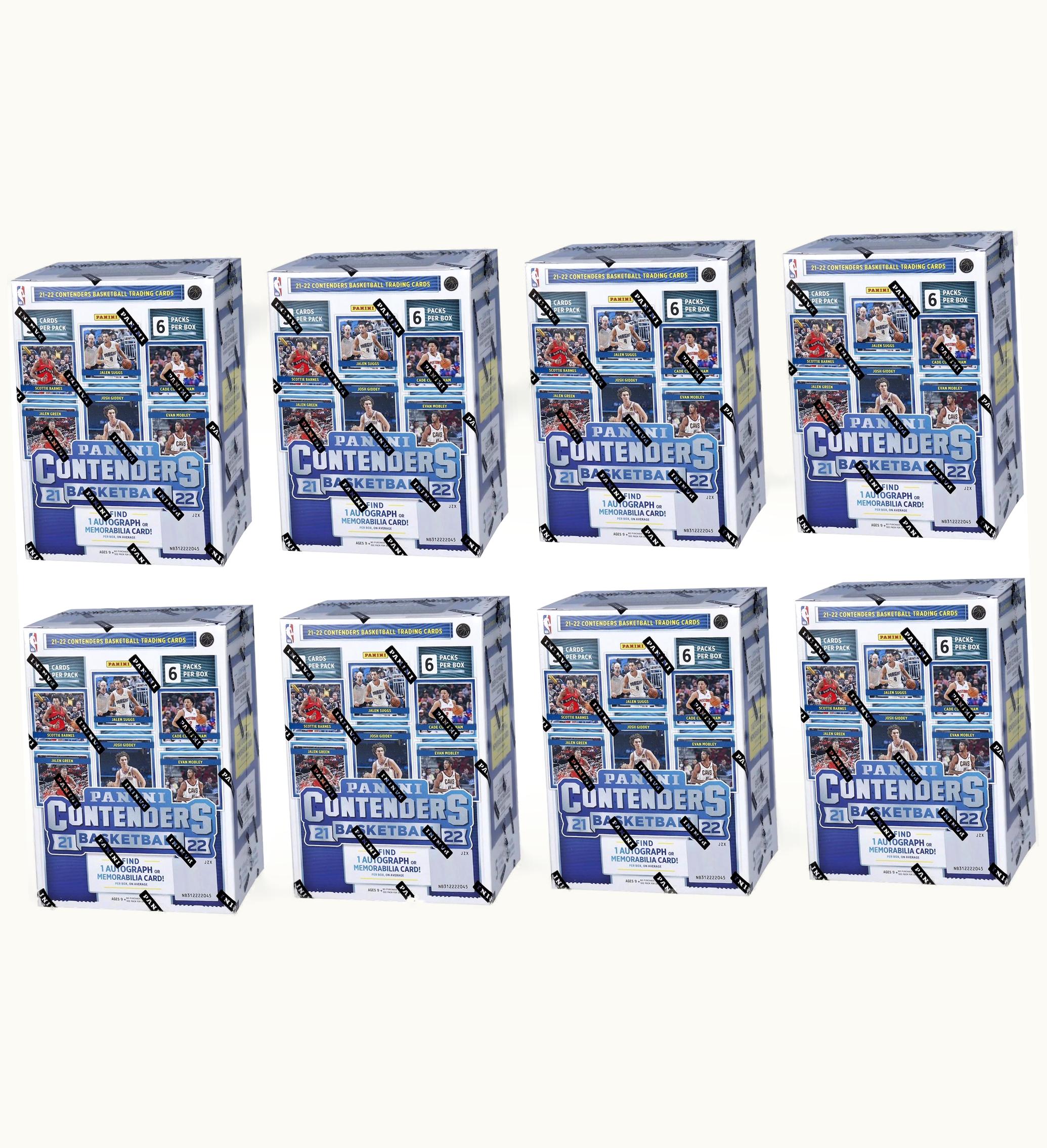 Panini 2021 22 Panini Contenders Basketball Fanatics Exclusive Blaster Box 30 Count 8x Lot