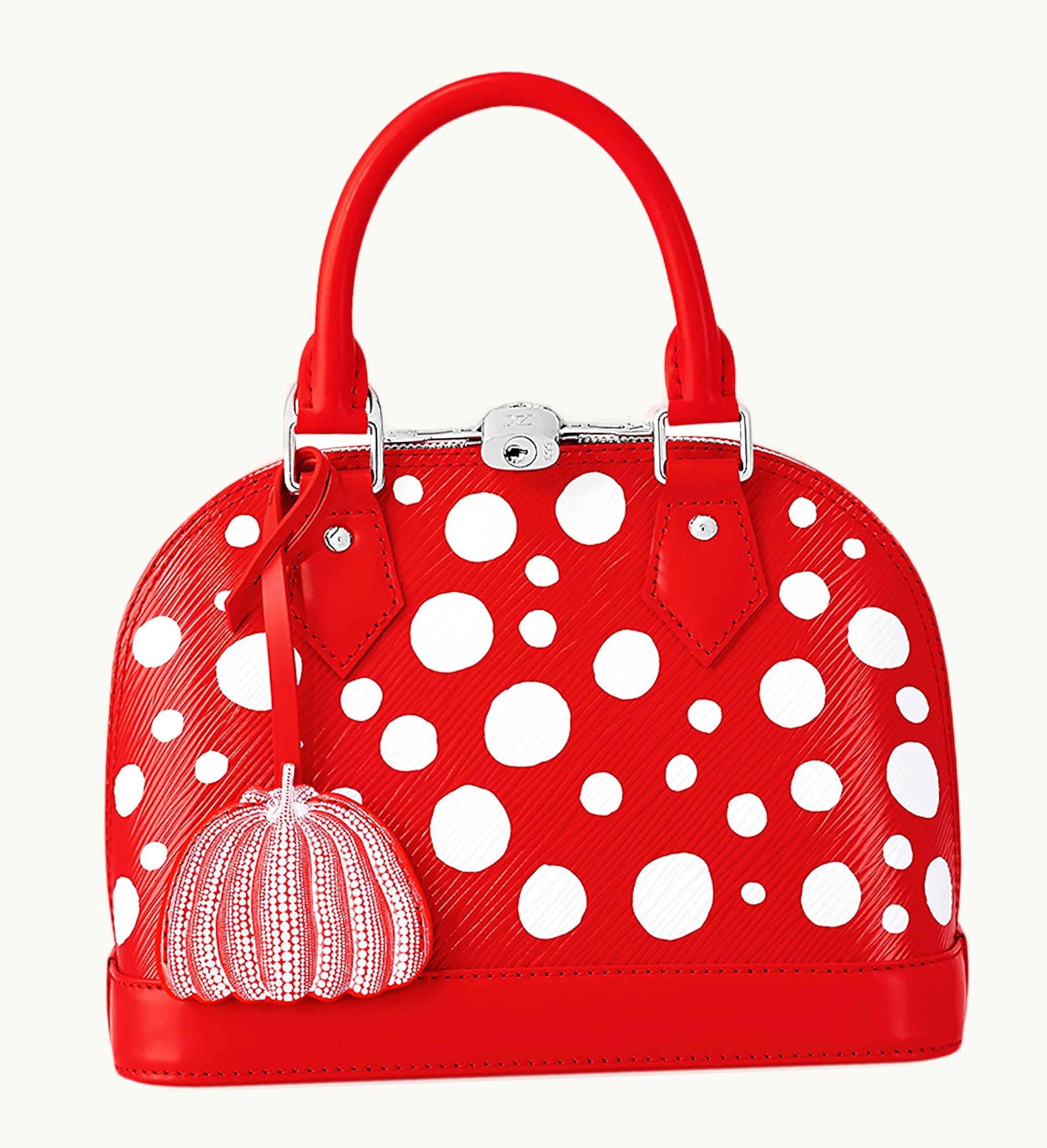Louis Vuitton Louis Vuitton X Yayoi Kusama Alma BB Red White