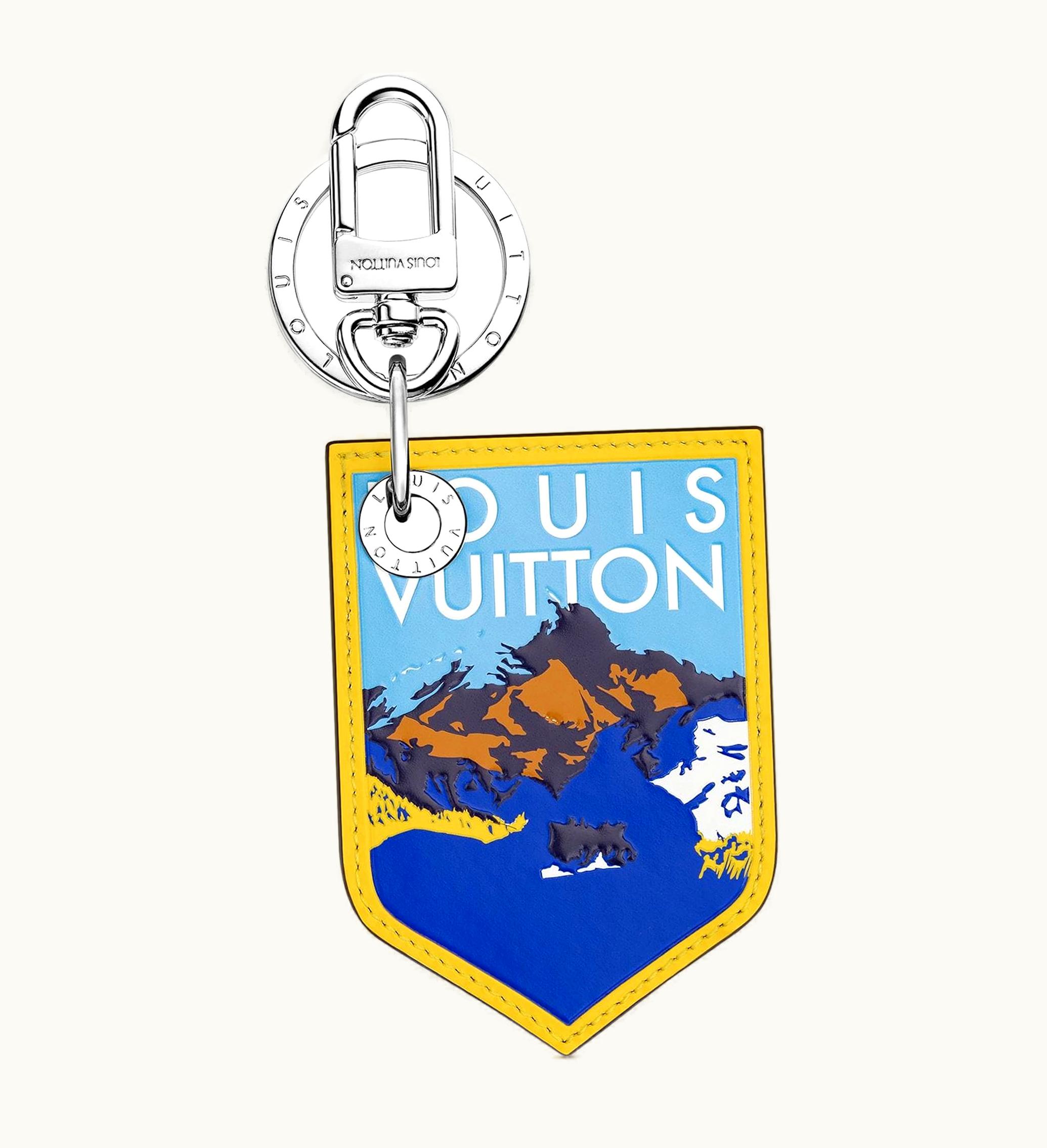 Louis Vuitton Louis Vuitton Bag Charm And Key Holder Tab Damier Alps Graphite