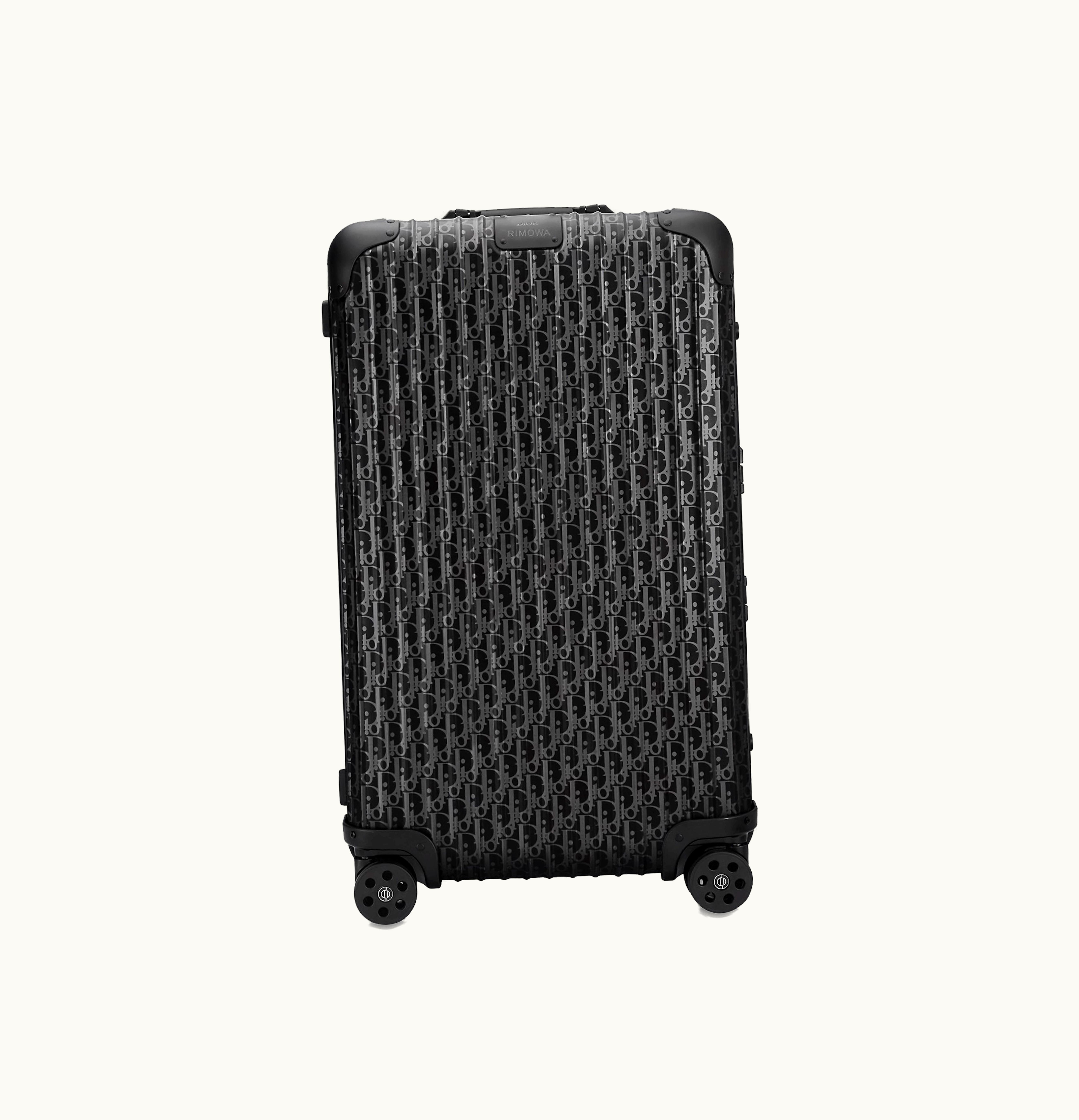 Dior X Rimowa Trunk Aluminium Dior Oblique Black