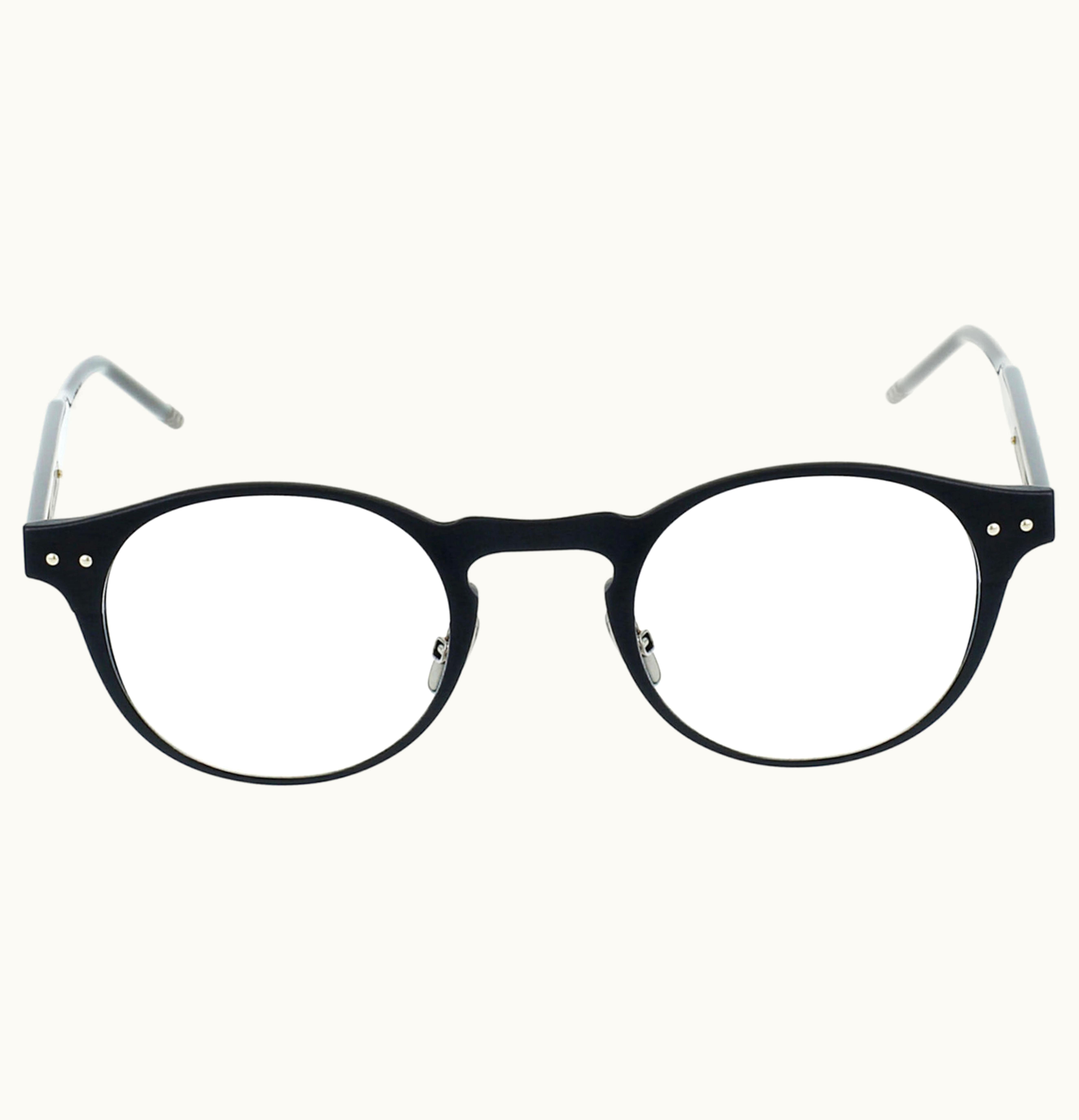 Bottega Veneta Round Frame Alluminium Sunglasses Black Transparent Bv0180o 30002475 001