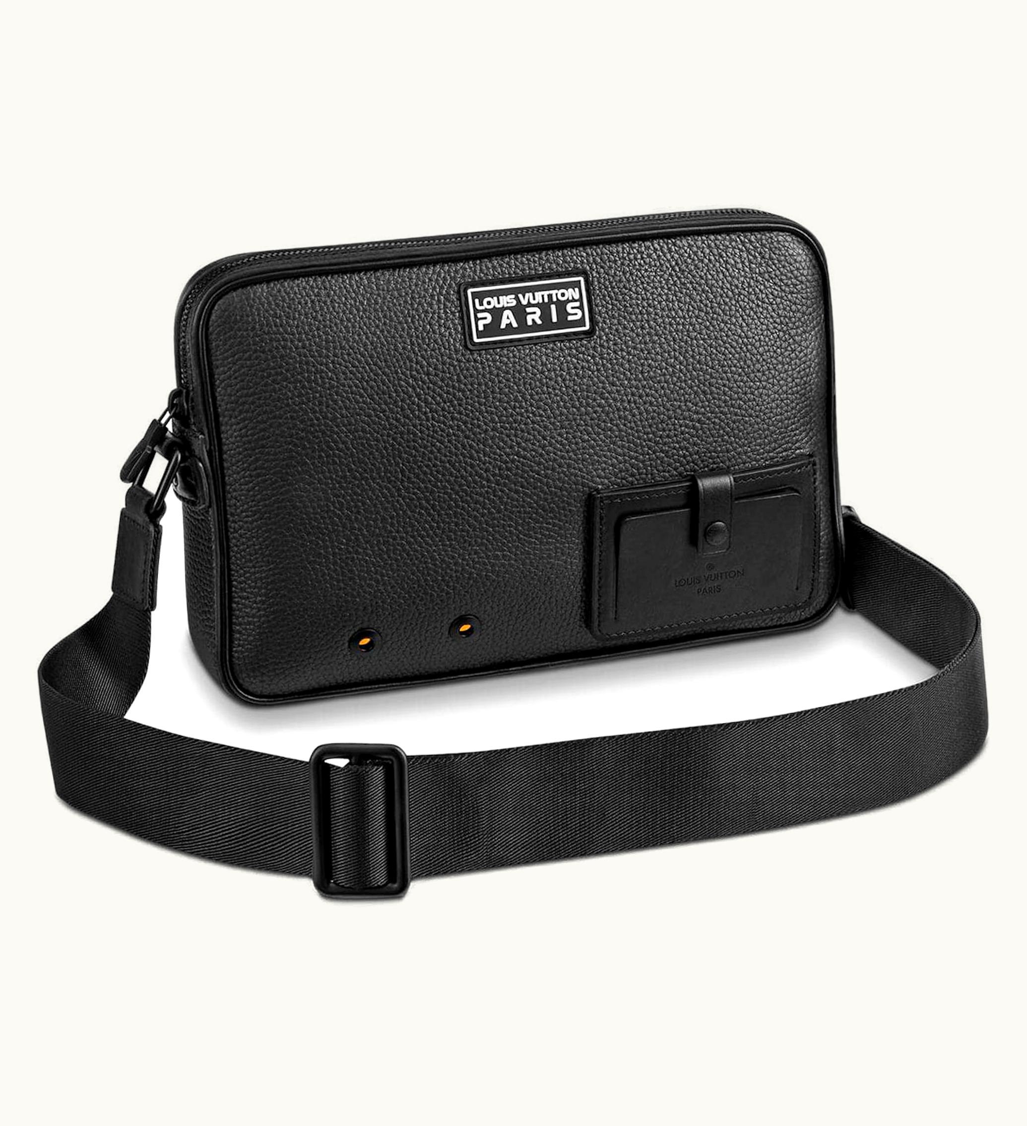 Louis Vuitton Messenger Alpha Taurillon Dark Silver