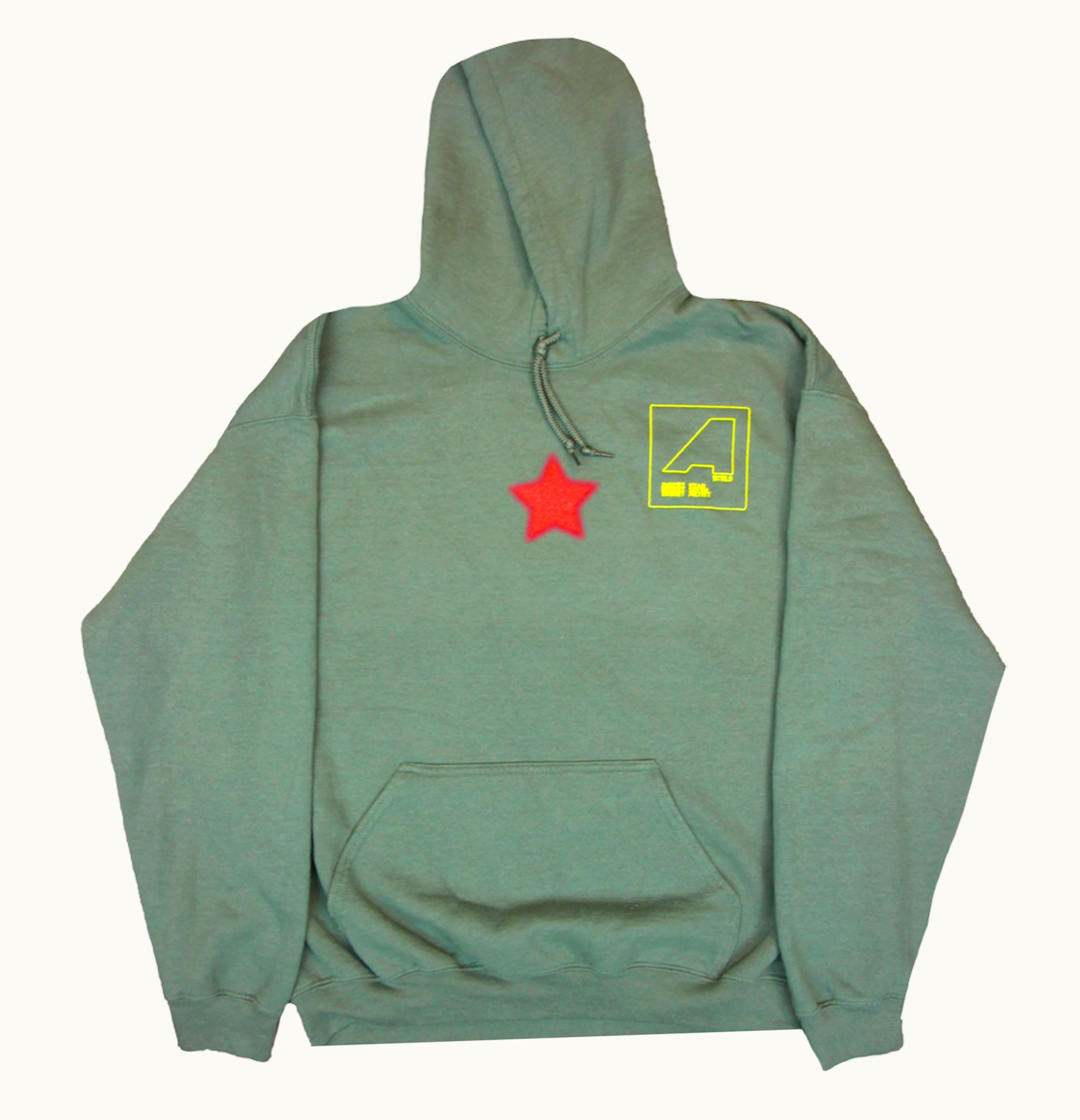 Travis Scott Travis Scott Astroworld Shattered Face Hoodie Olive