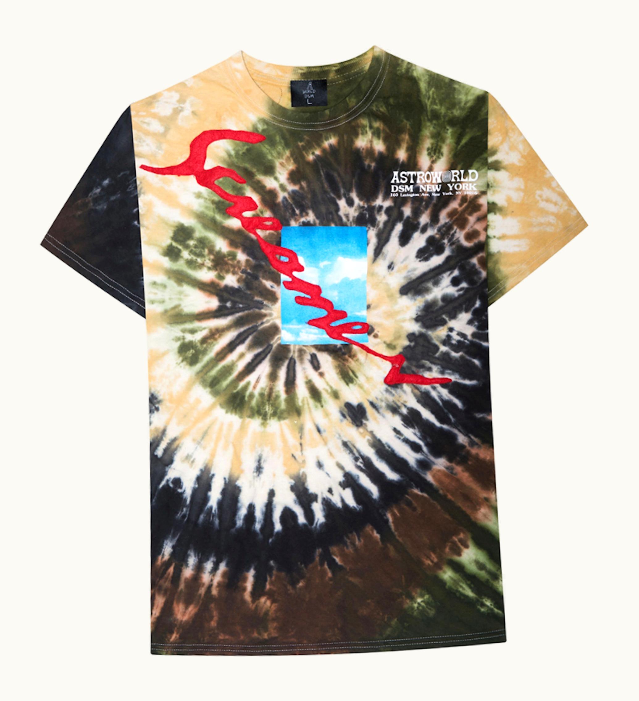 Travis Scott Travis Scott Astroworld X DSM NY Screamer Tee Tie Dye