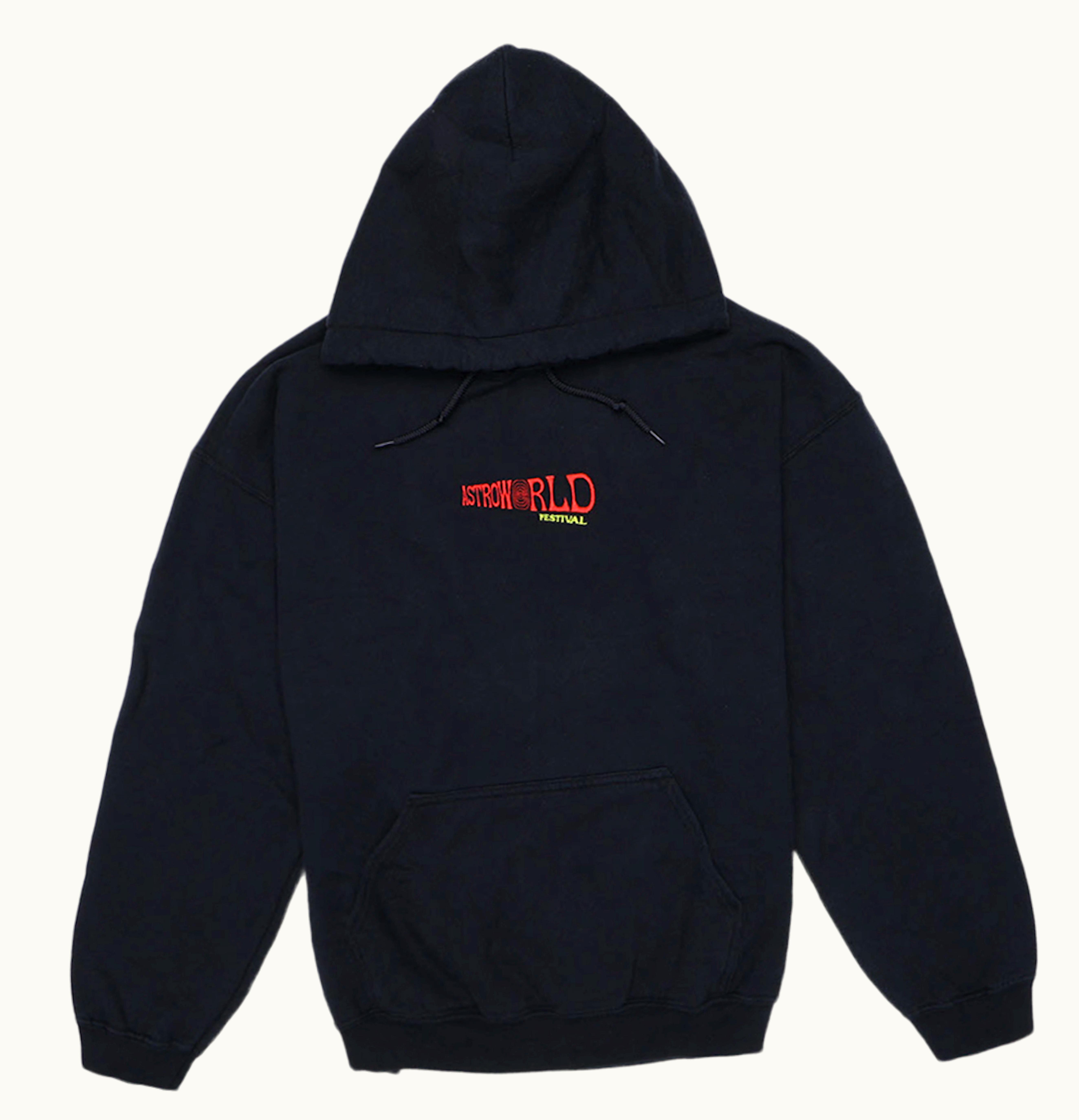 Travis Scott Travis Scott Astroworld Festival Hoodie Black