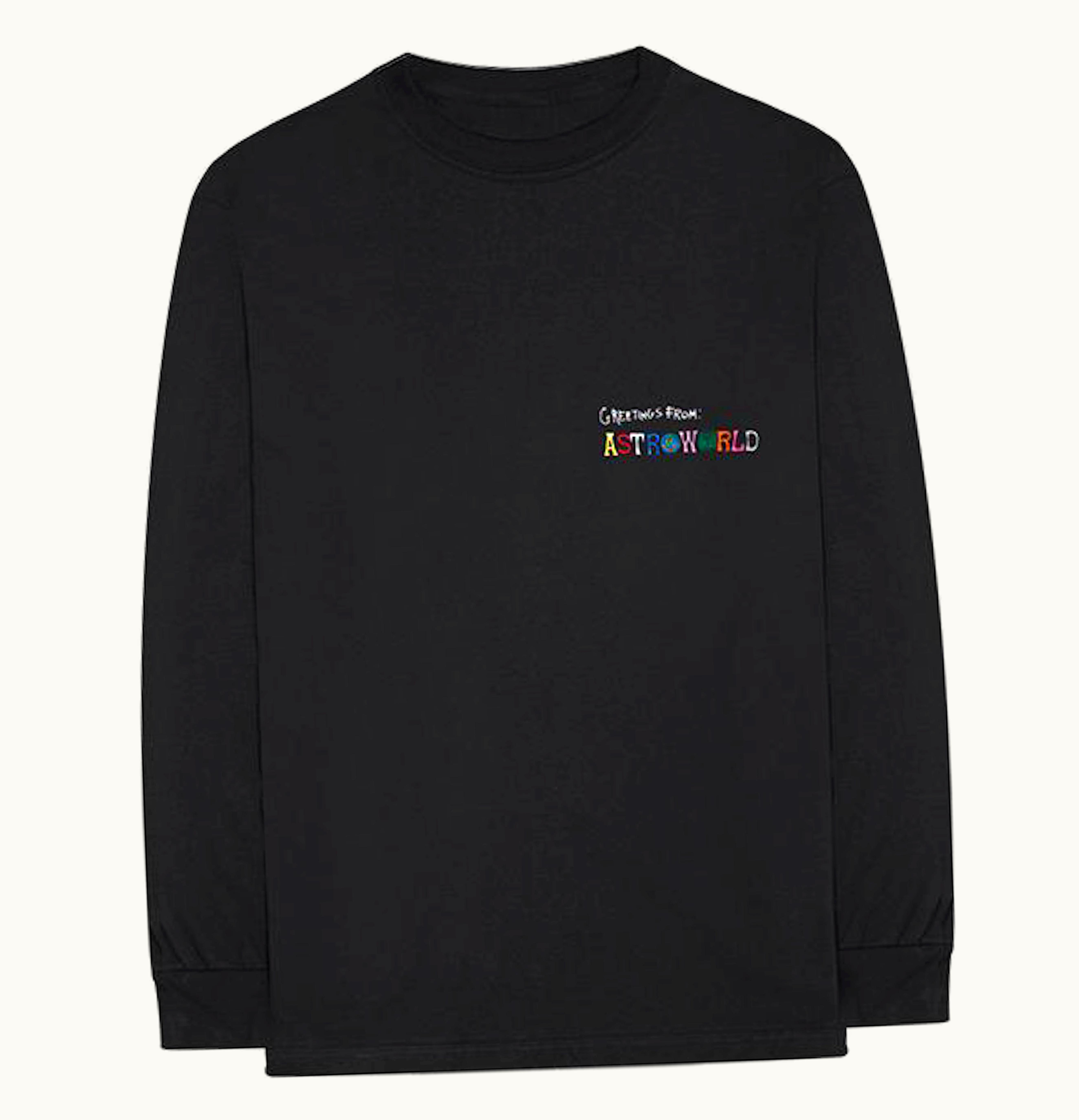 Travis Scott Travis Scott Greetings From L S T Shirt Black
