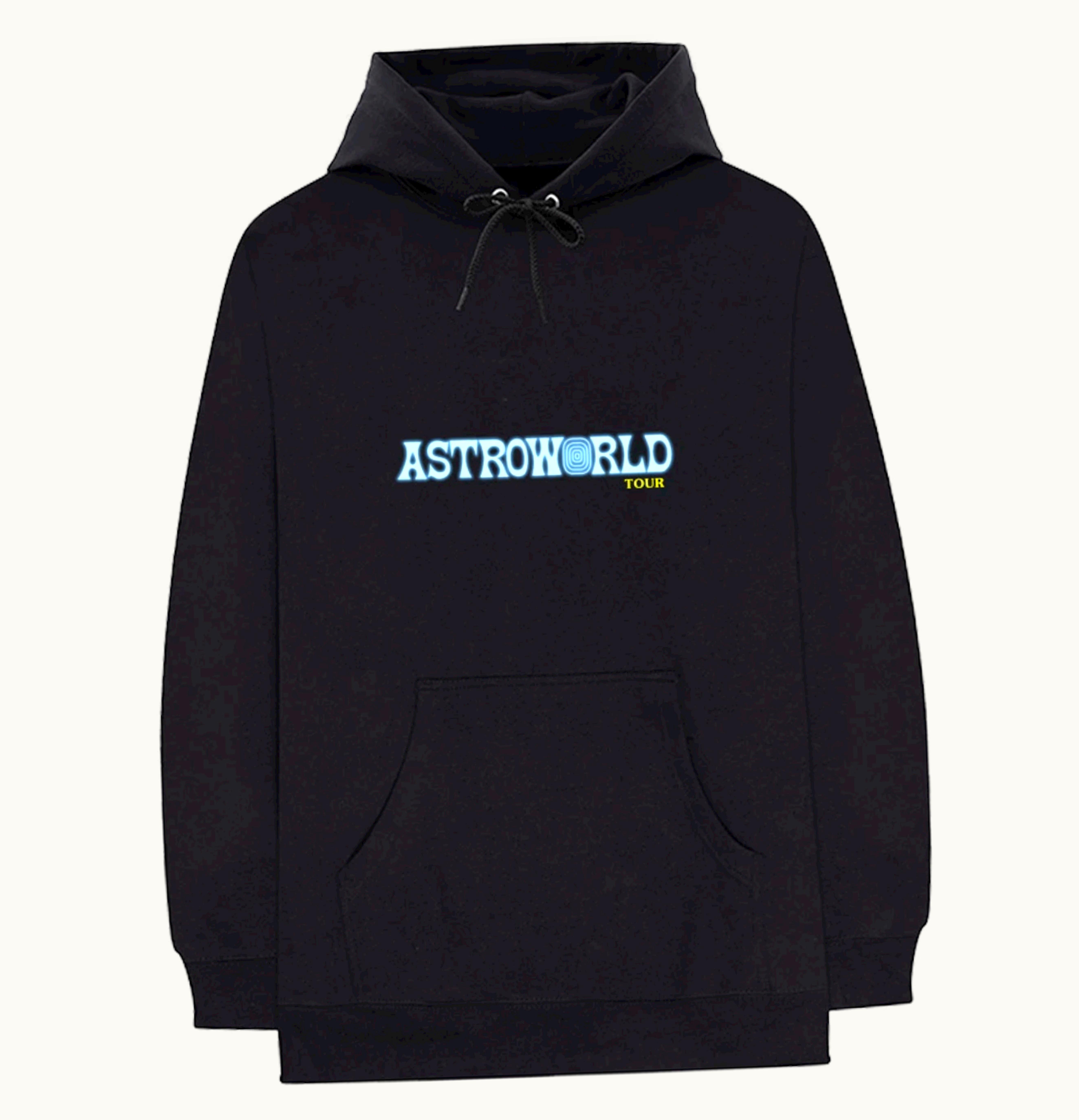 Travis Scott Travis Scott Astroworld Tour Launch Hoodie Black
