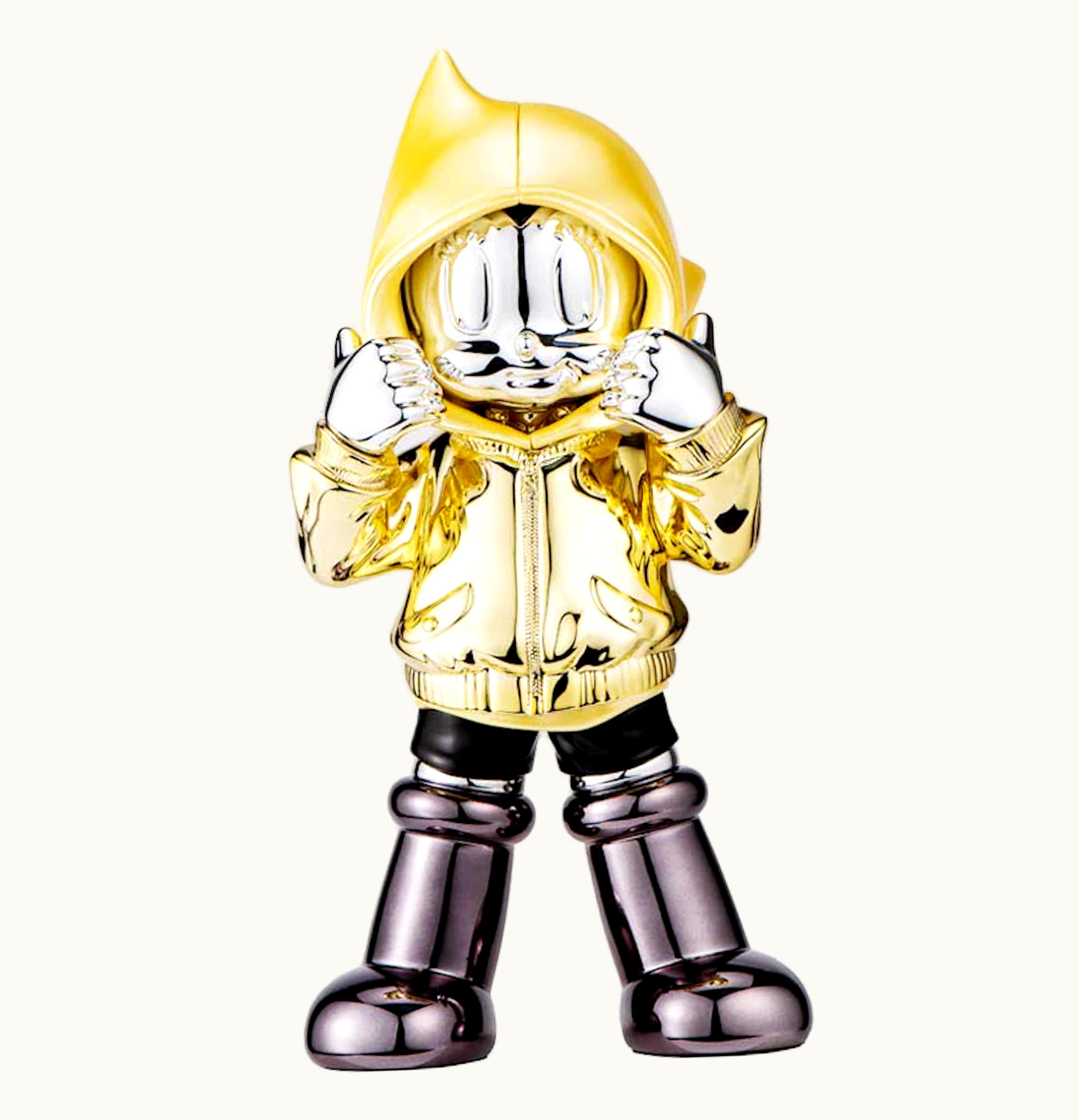 ToyQube Toyqube Astro Boy Chrome Hoodie Gold Yellow Figure