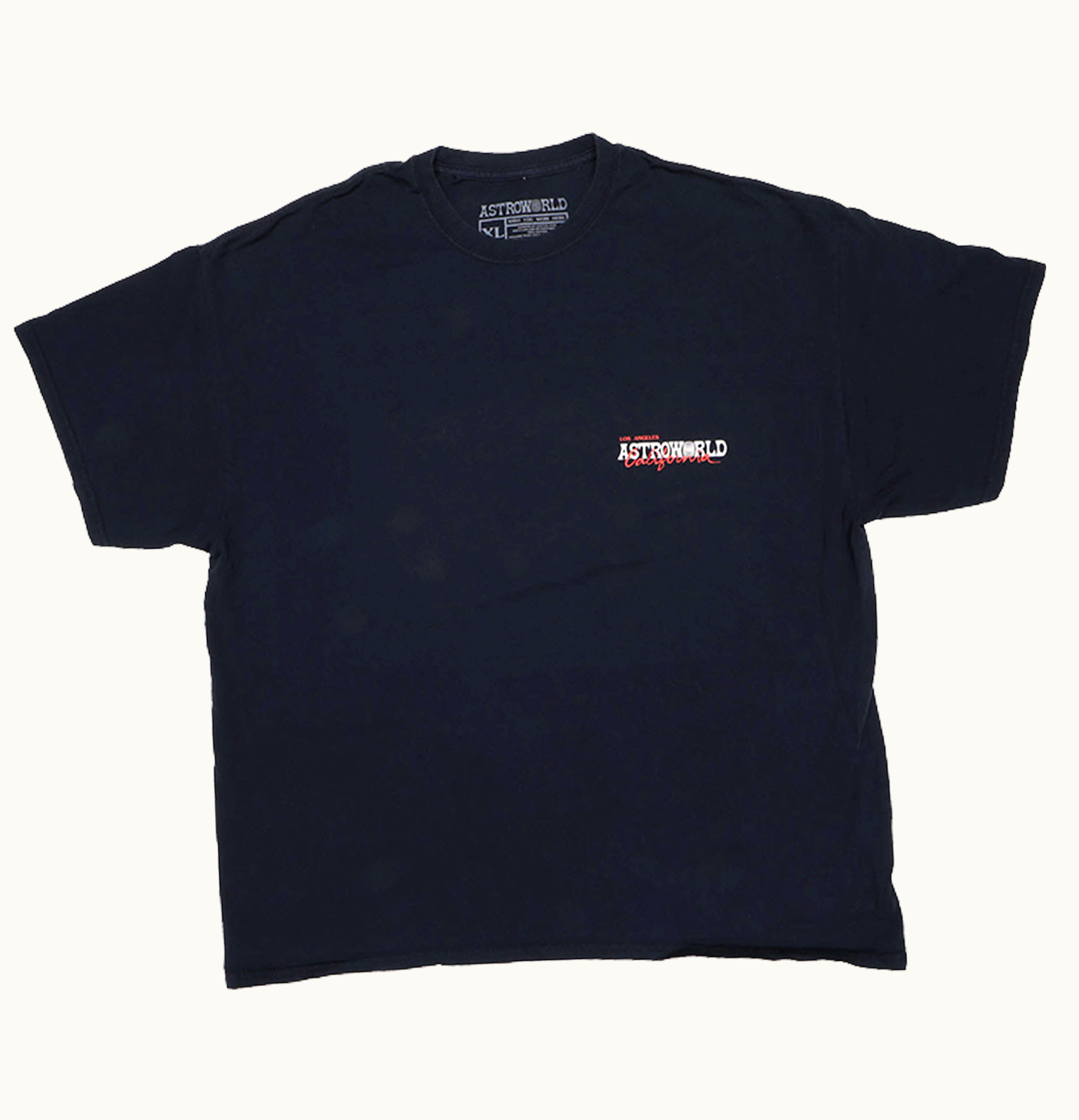 Travis Scott Astroworld La Exclusive T Shirt Black