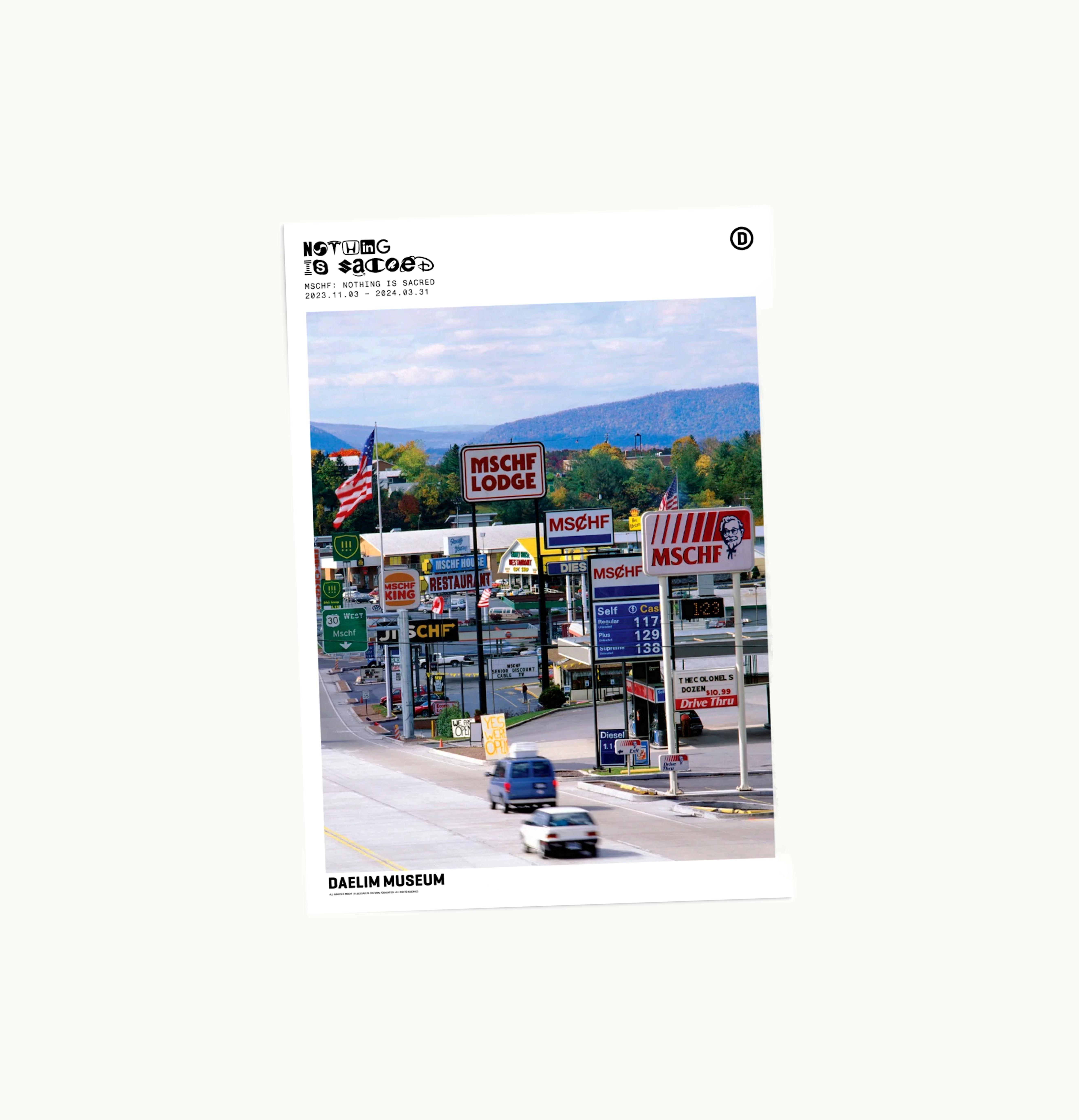 MSCHF MSCHF Nothing Is Sacred Poster Lodge