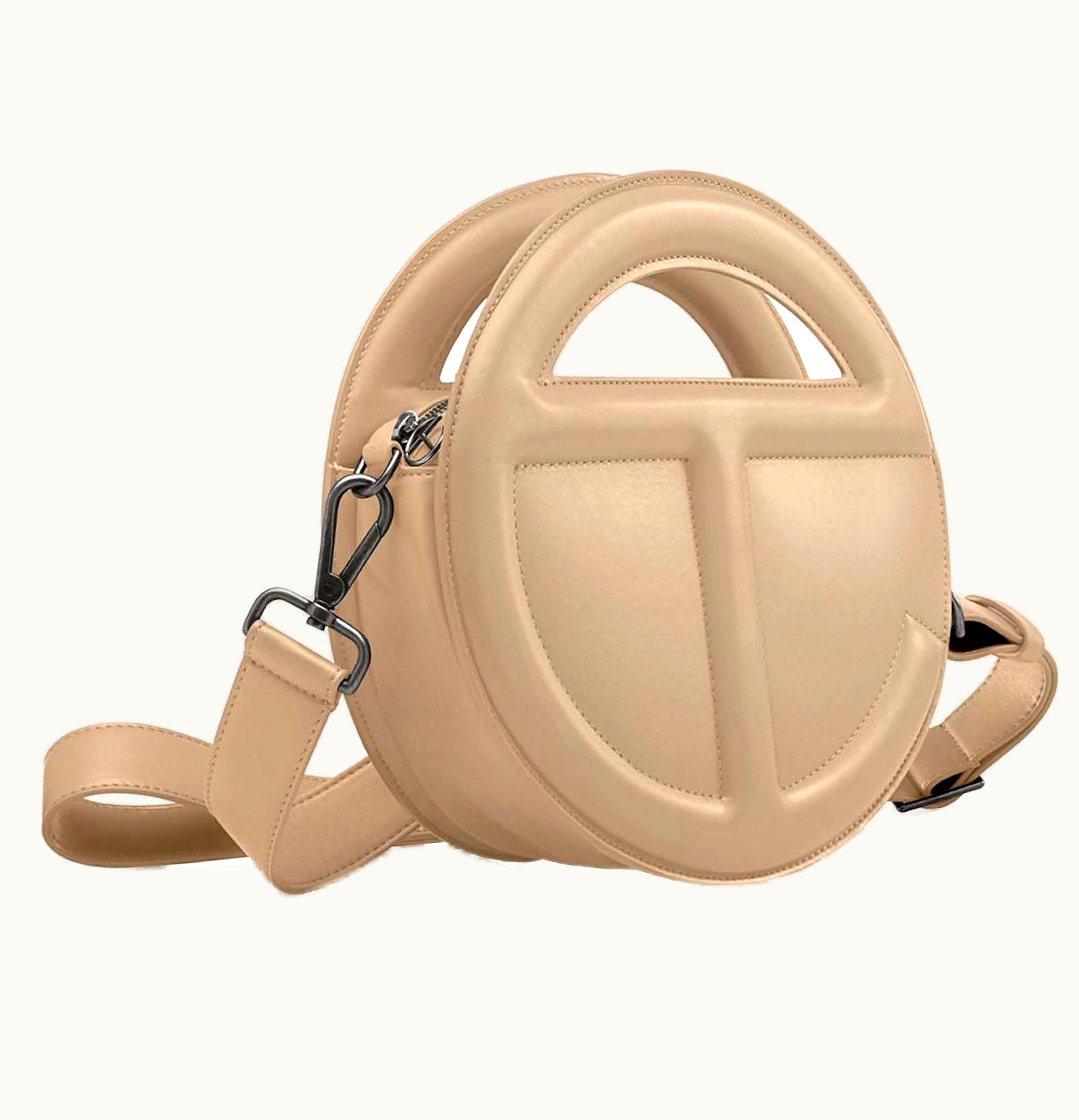 Telfar Telfar Round Circle Bag Cream