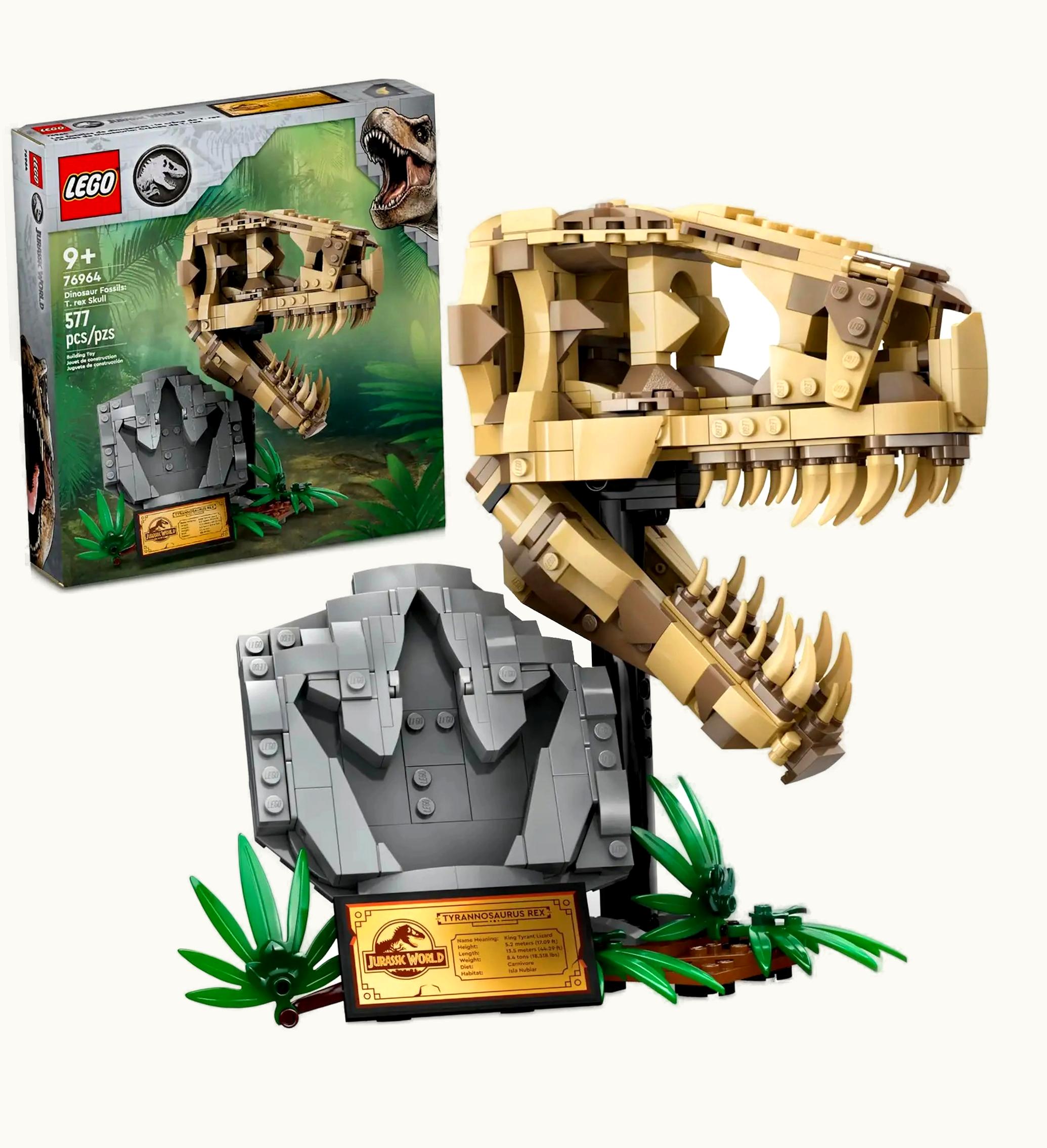 LEGO Lego Jurassic World Dinosaur Fossils T Rex Skull Set 76964