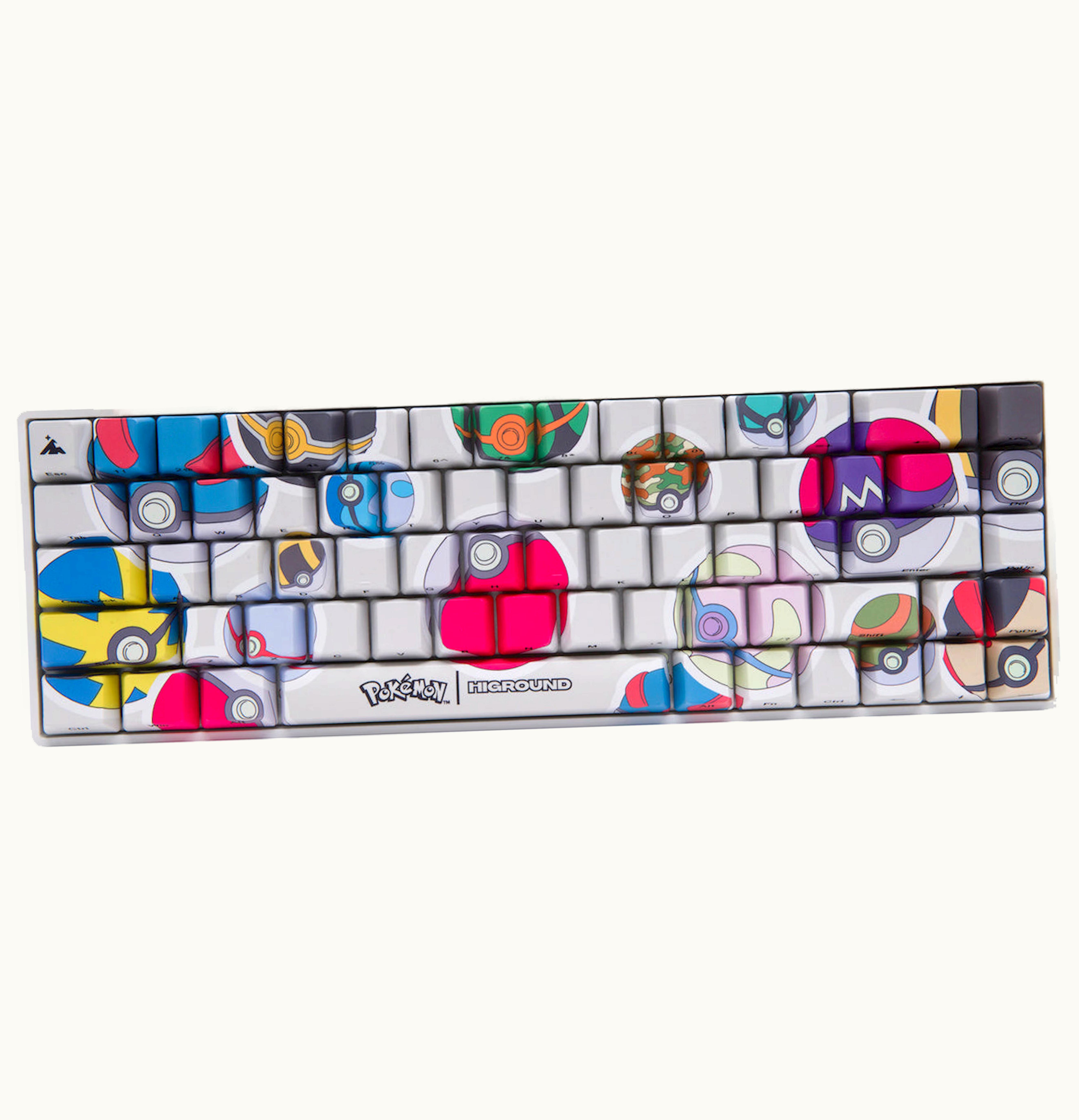Higround Higround X Pokemon Poke Ball Sticker Basecamp 65 Keyboard