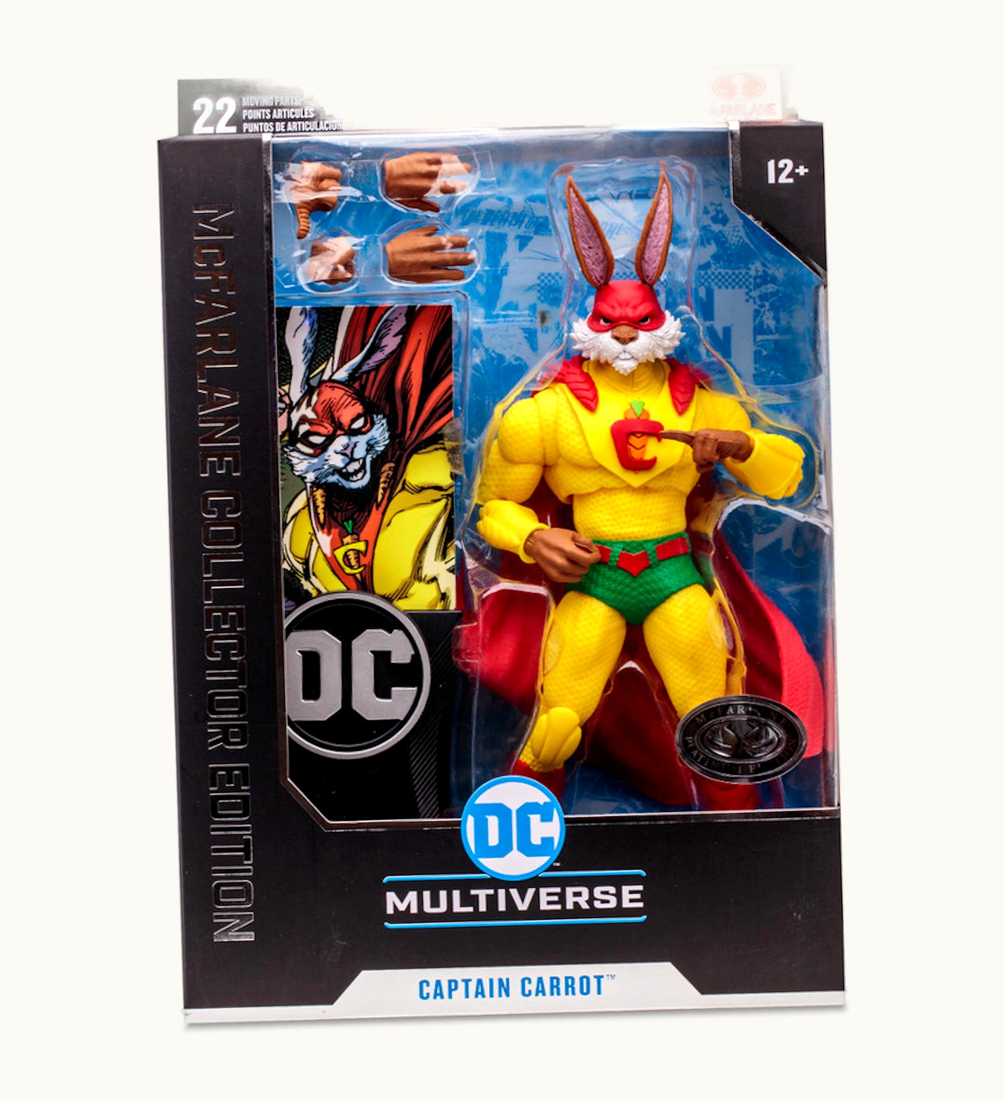 McFarlane Toys Mcfarlane Toys DC Multiverse Captain Carrot 08 Platinum Edition Chase Action Figure Multi