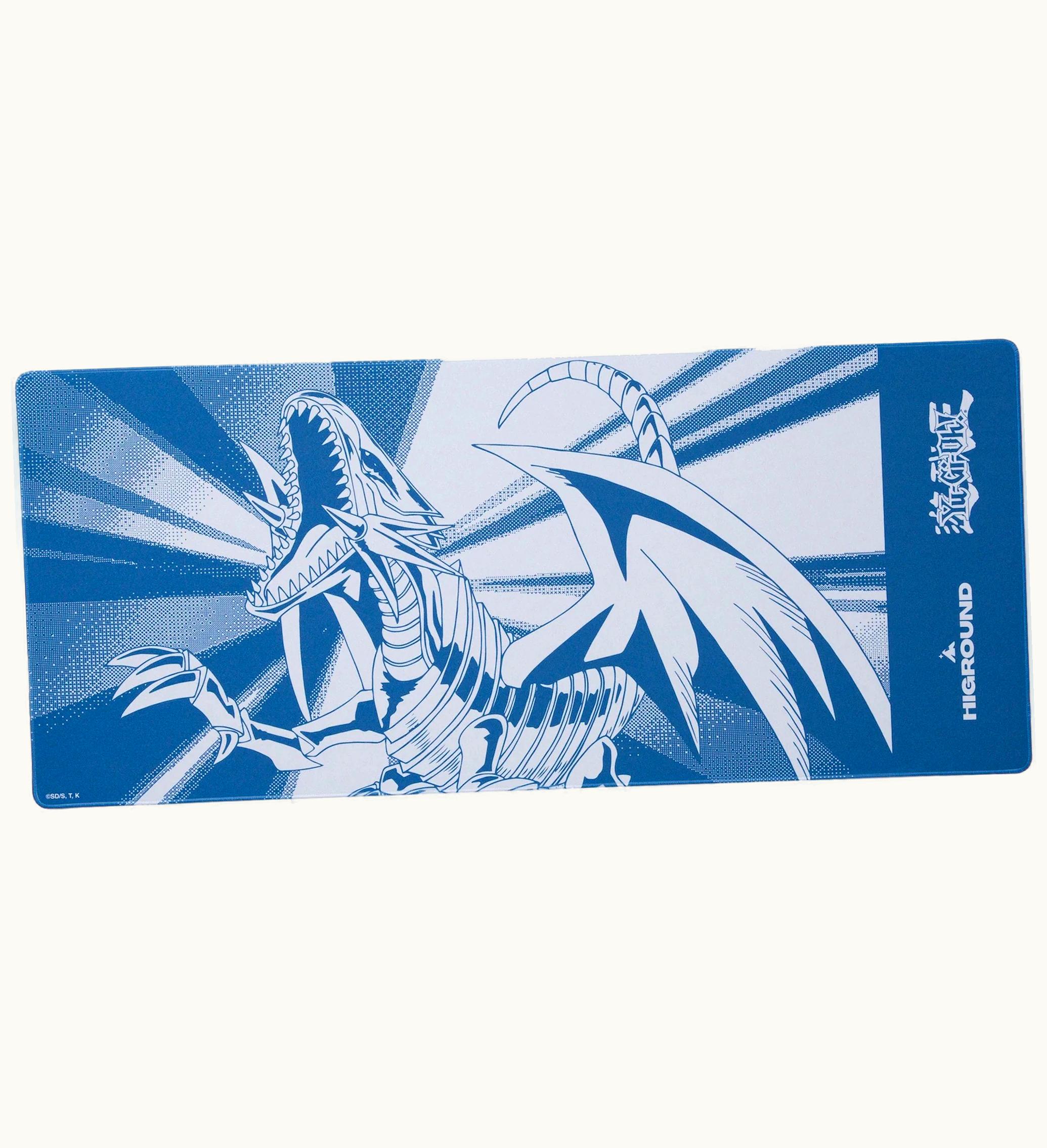 Higround Higround X Yugioh Blue Eyes White Dragon Mousepad Blue White