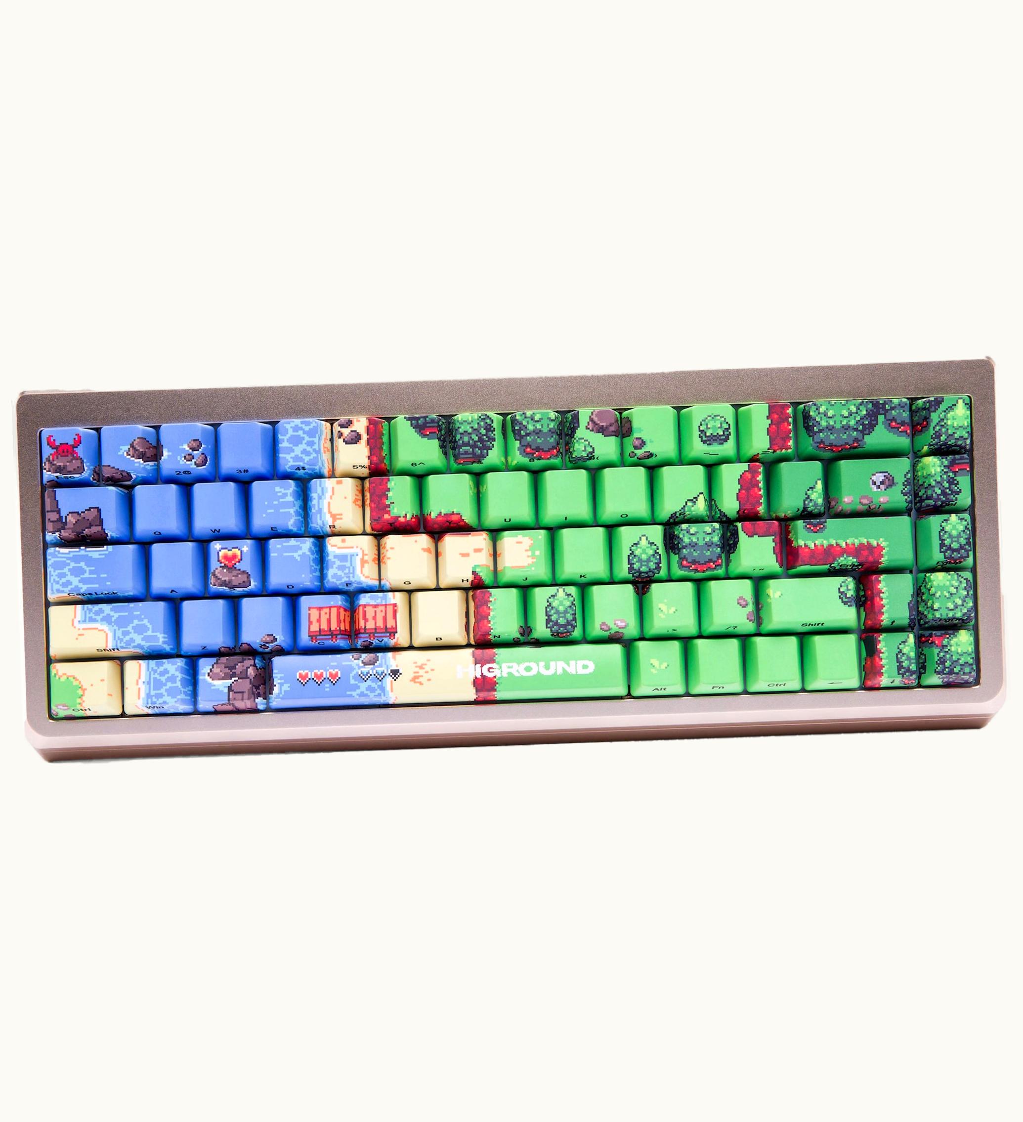 Higround Higround Amora Bay Summit 65 20 Keyboard Blue Tan