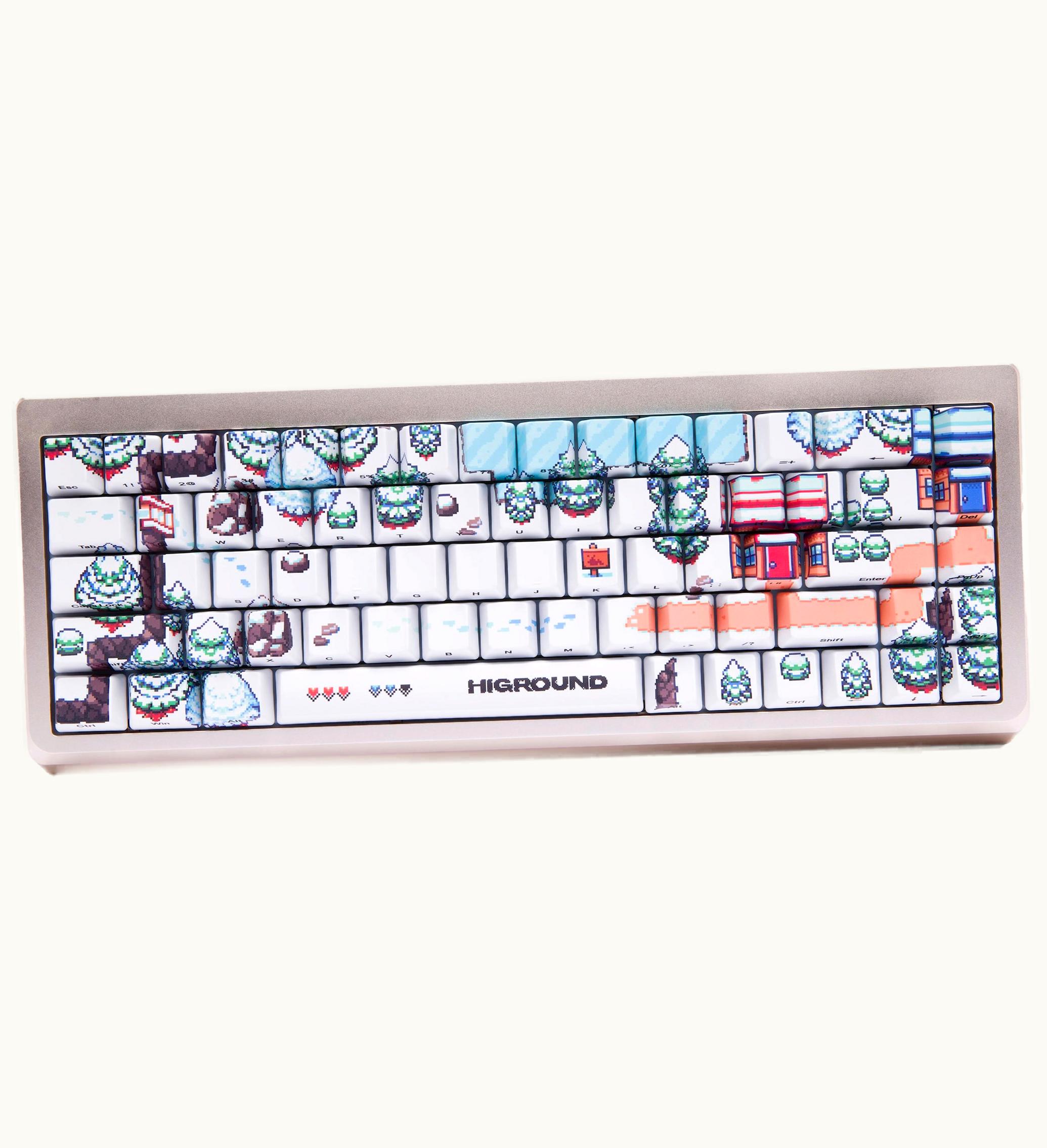Higround Higround Snowdream Summit 65 20 Keyboard White Tan
