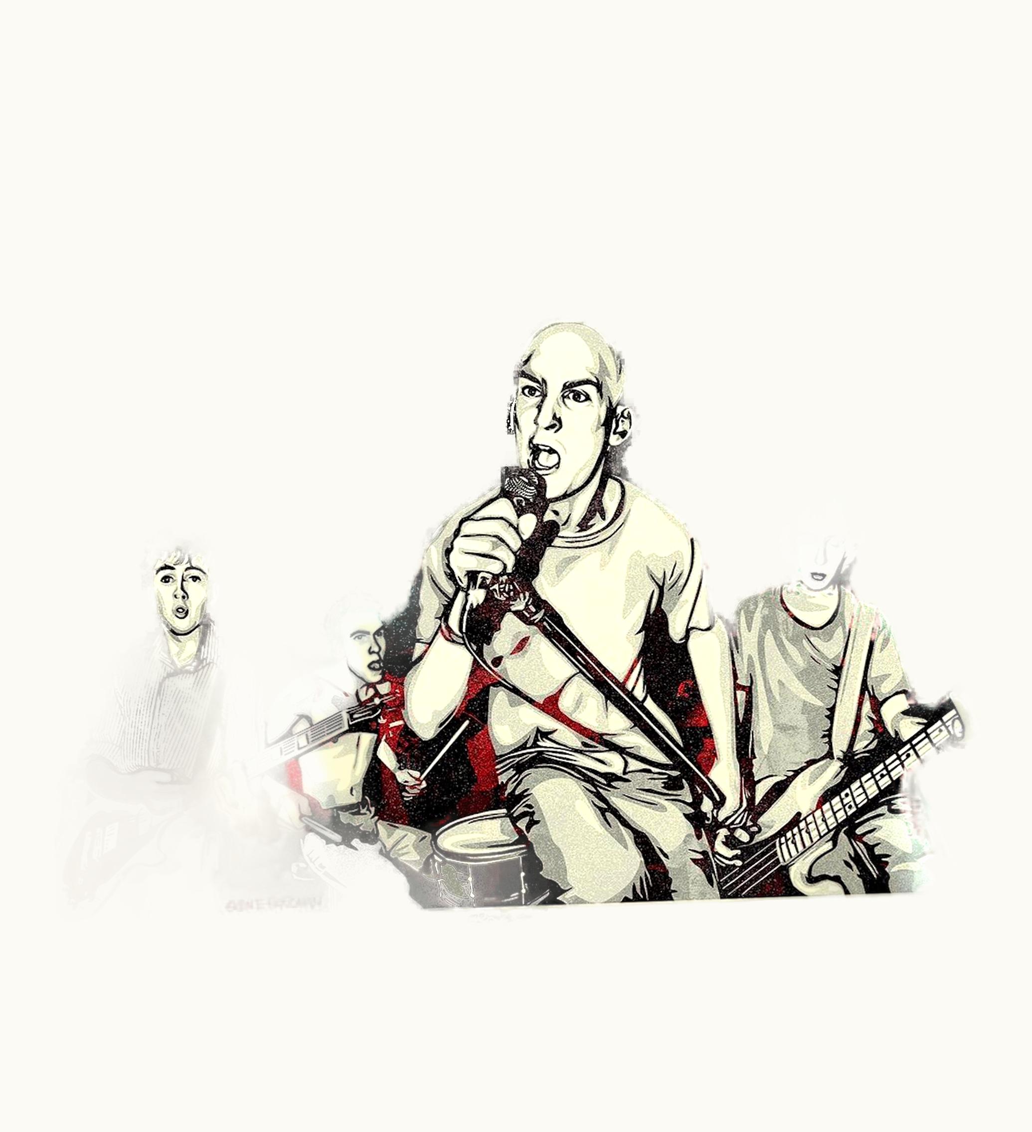 Shepard Fairey Shepard Fairey Just A Minor Threat Print Signed Edition Of 550