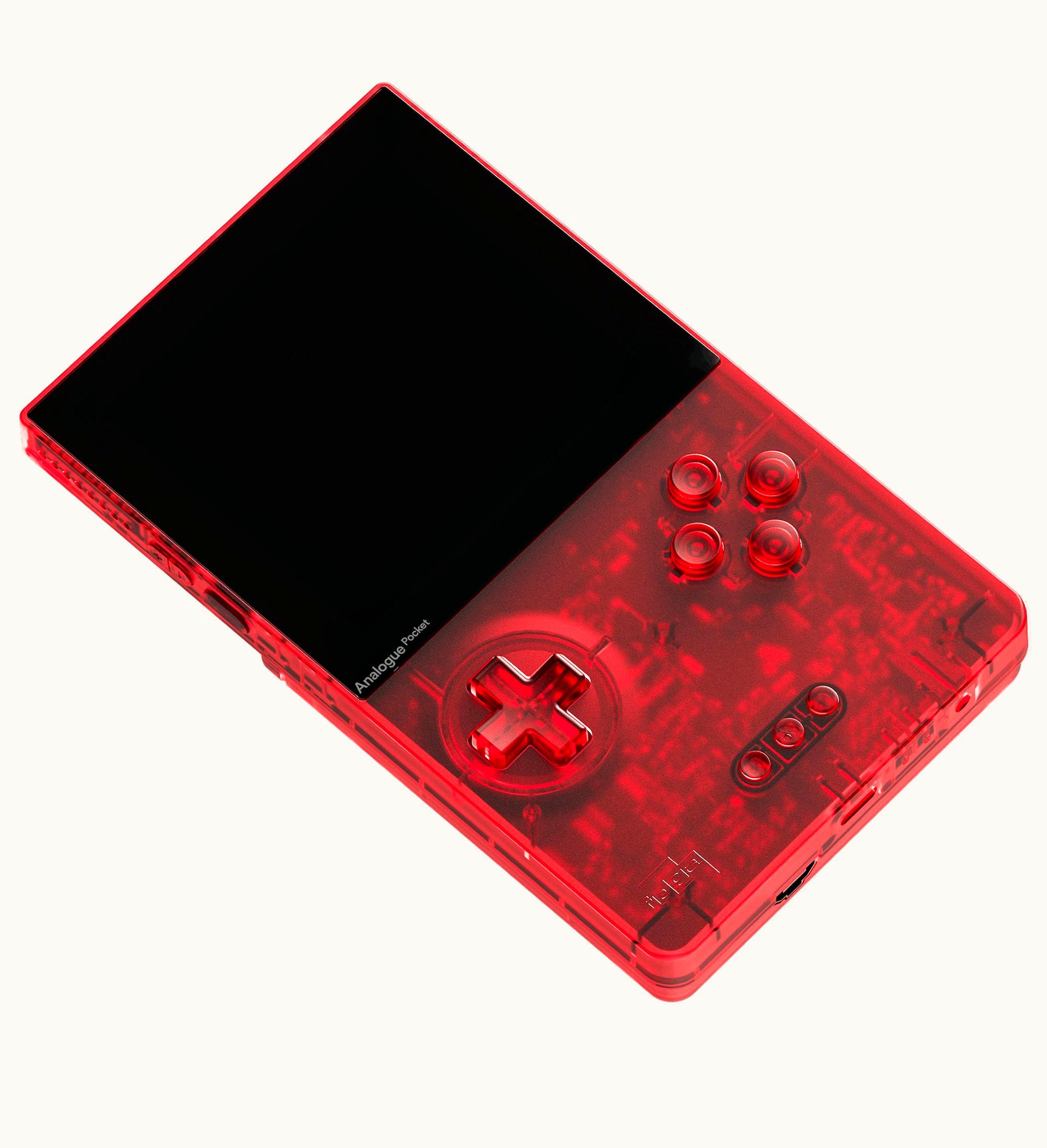 Analogue Analogue Pocket Console Transparent Red