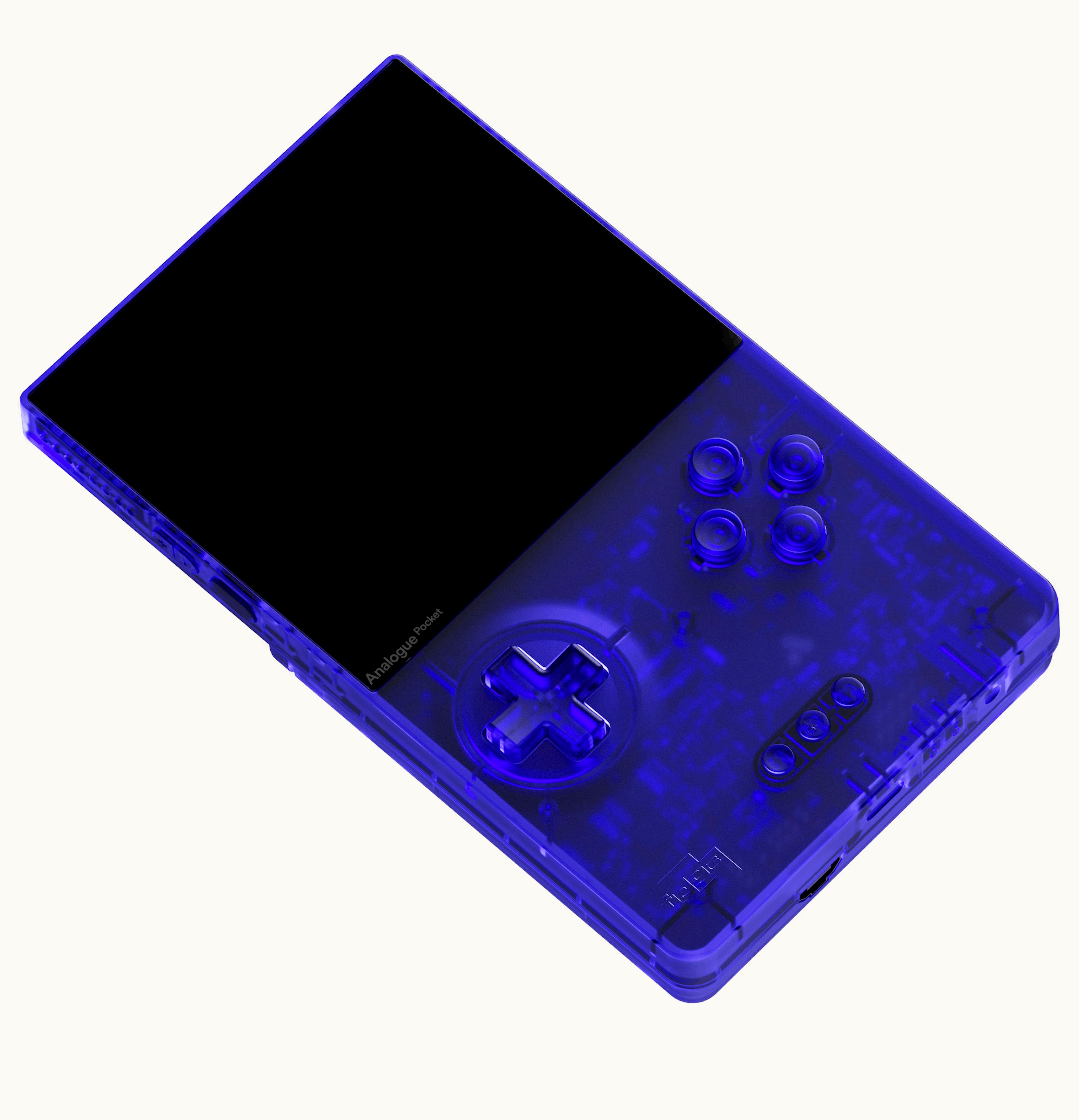 Analogue Analogue Pocket Console Transparent Blue