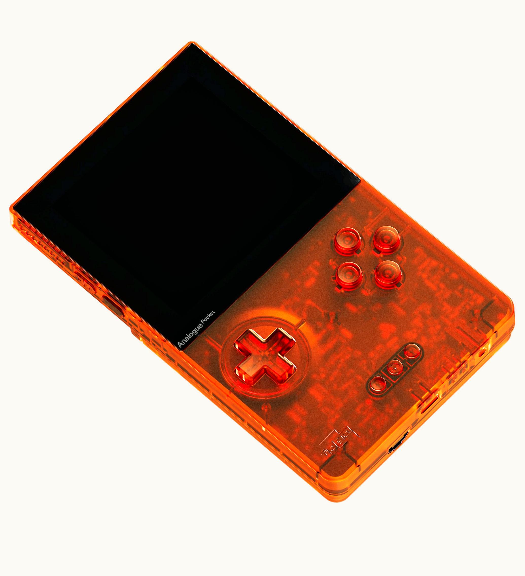 Analogue Analogue Pocket Console Transparent Orange
