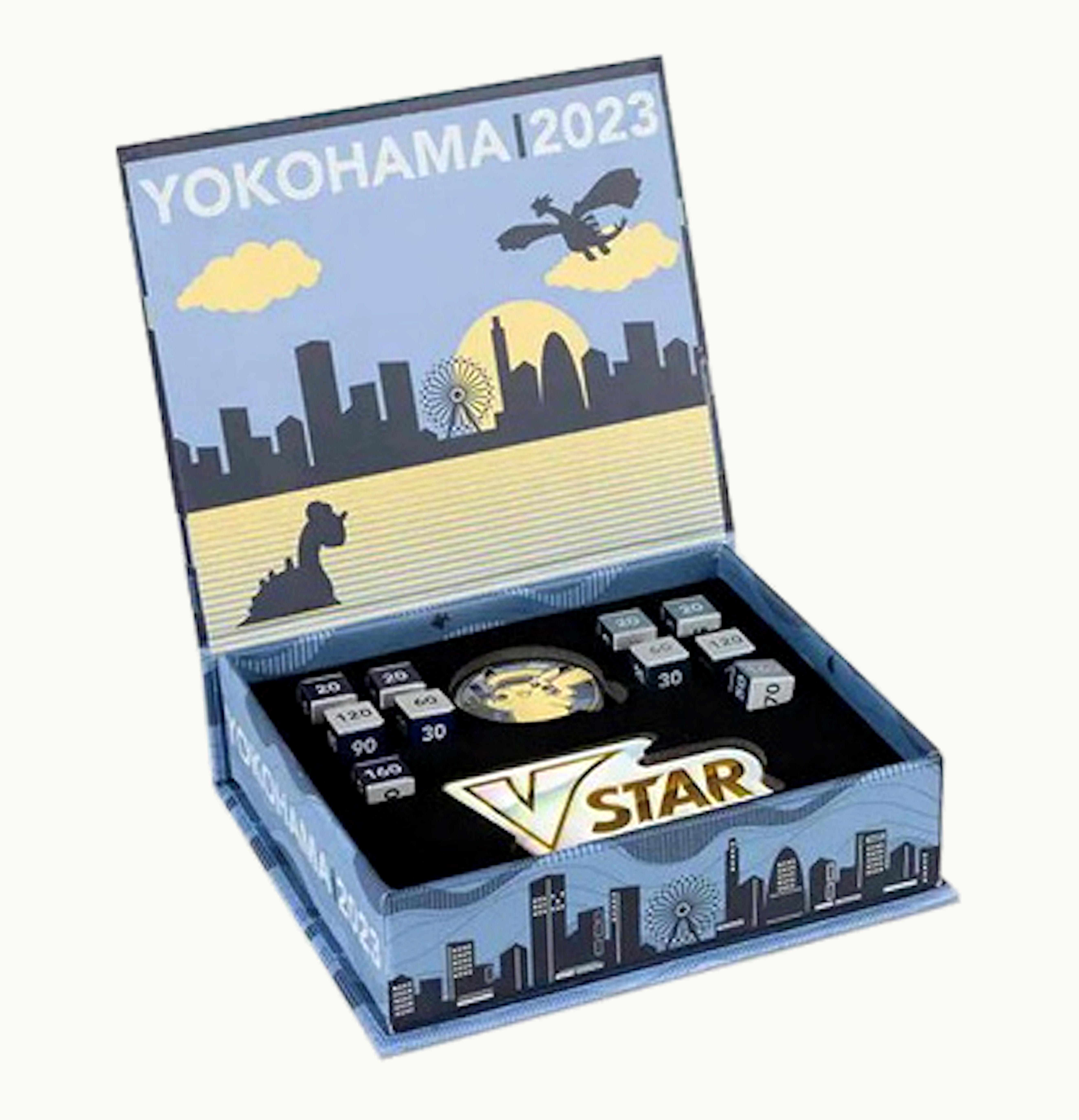 Pokemon Pokemon Center World Store 2023 Yokohama Coin And Dice Set Blue