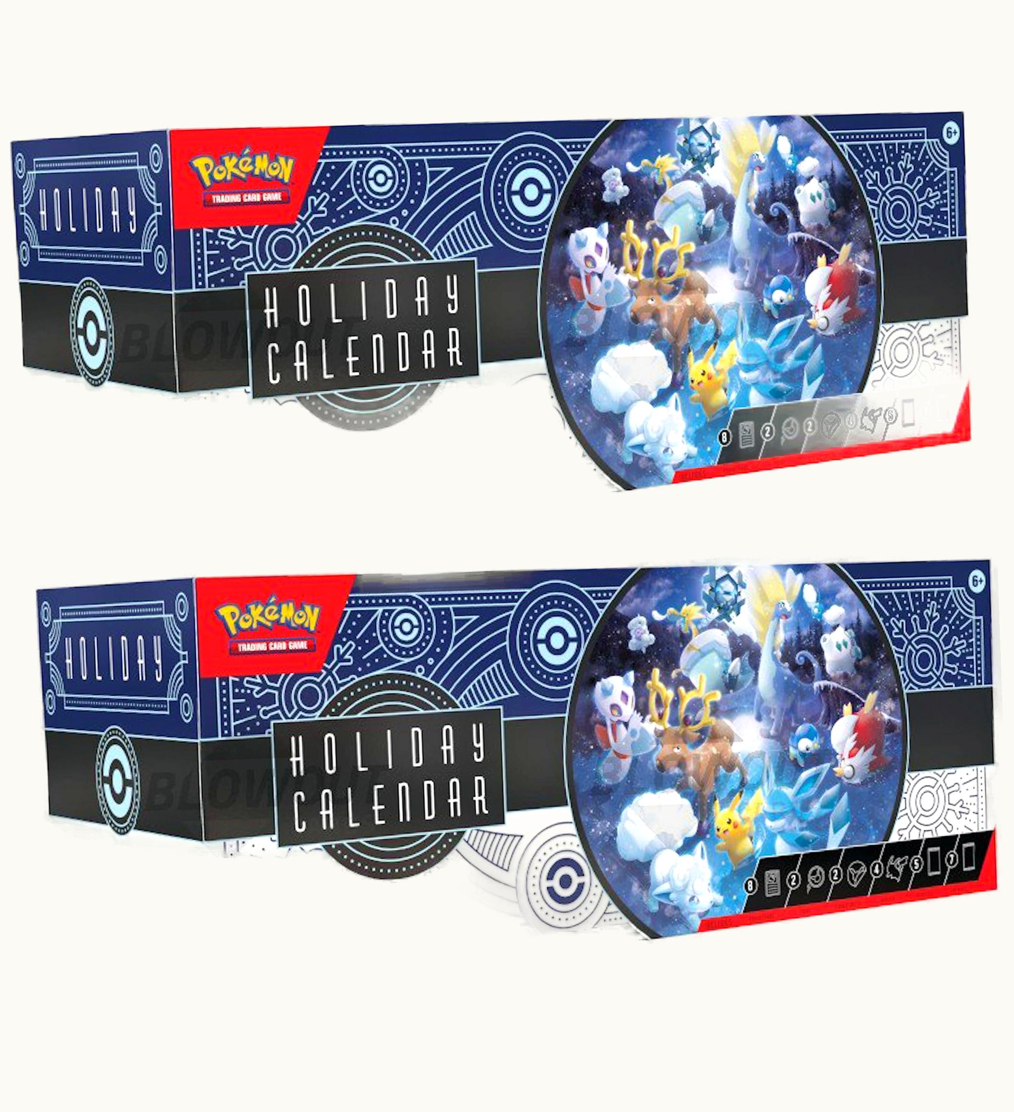 Pokemon 2023 Pokemon TCG Holiday Advent Calendar 2x Lot