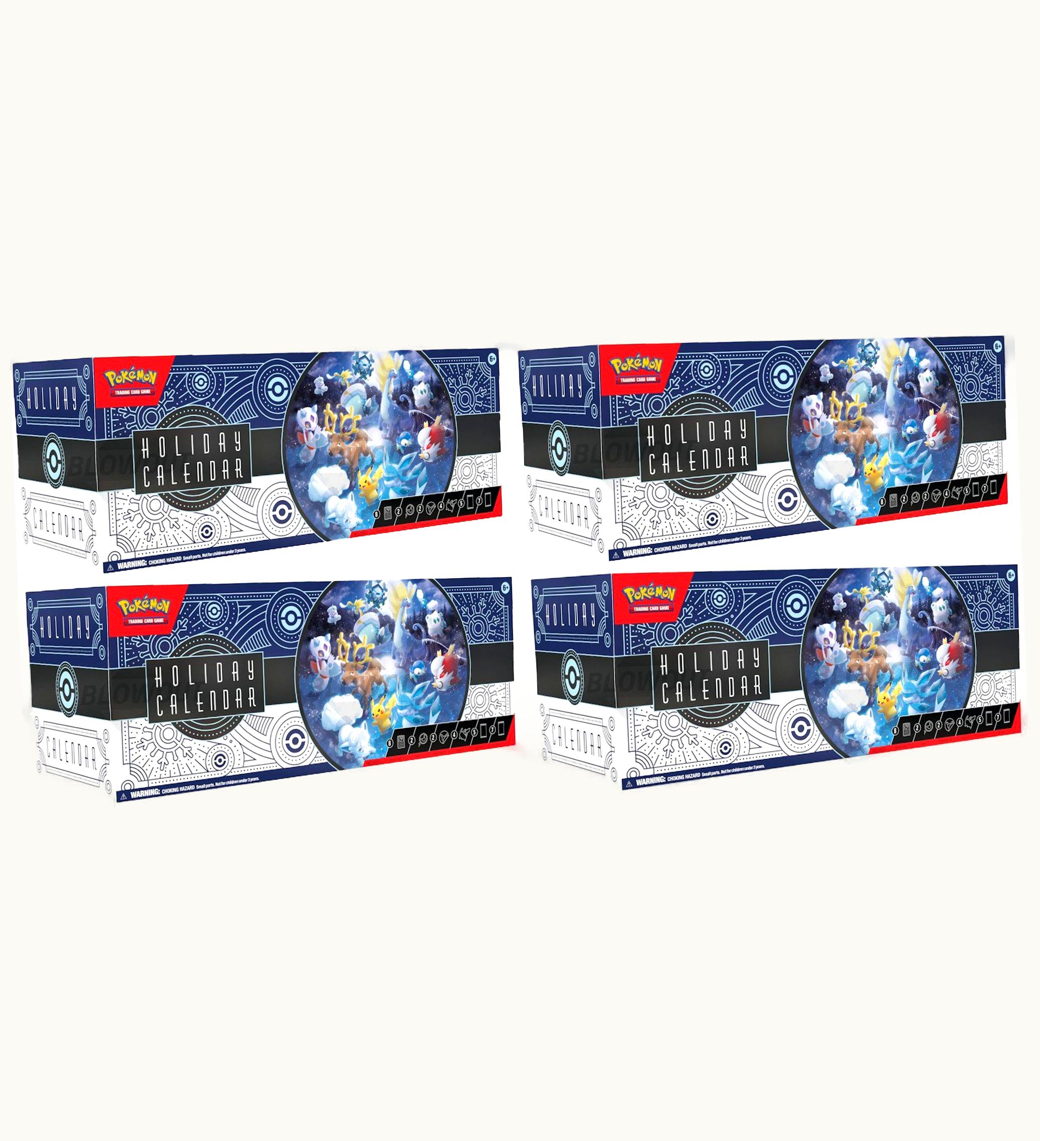 Pokemon 2023 Pokemon TCG Holiday Advent Calendar 4x Lot