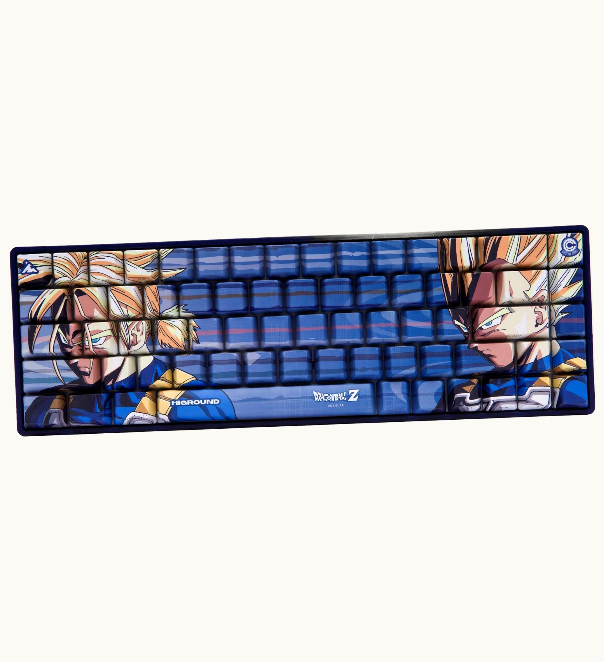 Higround Higround X Dragon Ball Z Lineage Basecamp Keyboard Blue Yellow