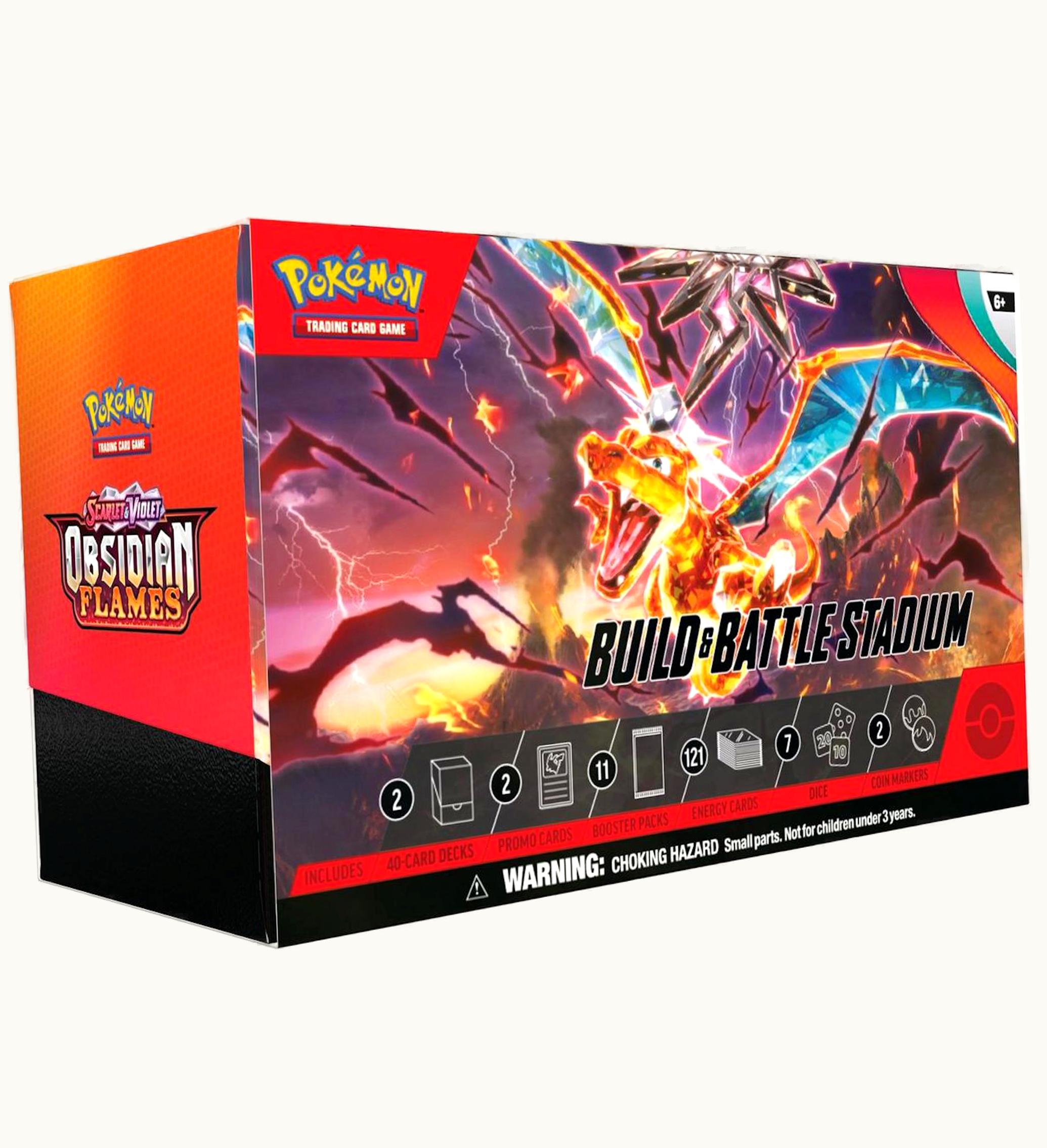 Pokemon Pokemon TCG Scarlet Violet Obsidian Flames Build Battle Stadium 4x Lot