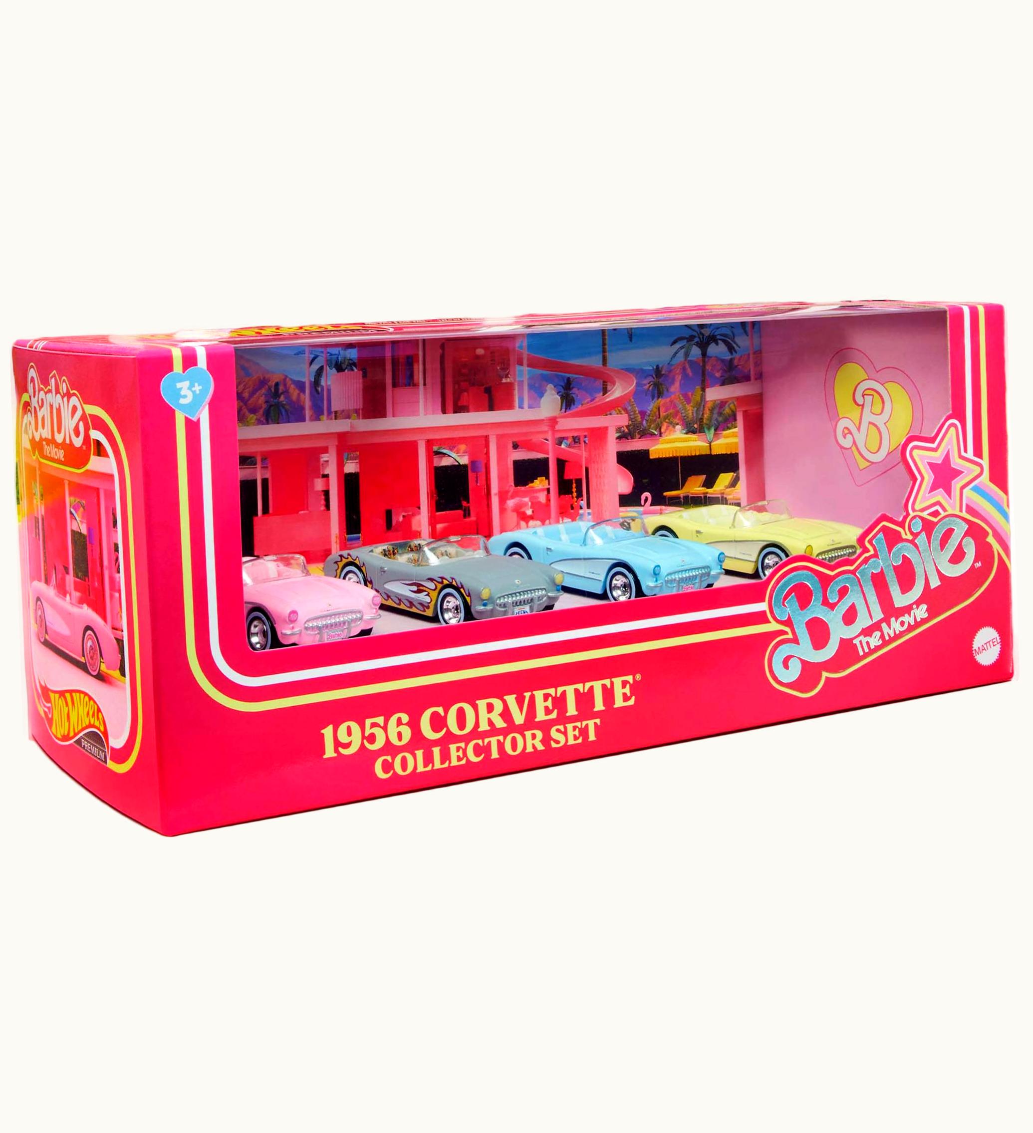 Mattel Mattel Hot Wheels Barbie The Movie Corvette 4 Pack