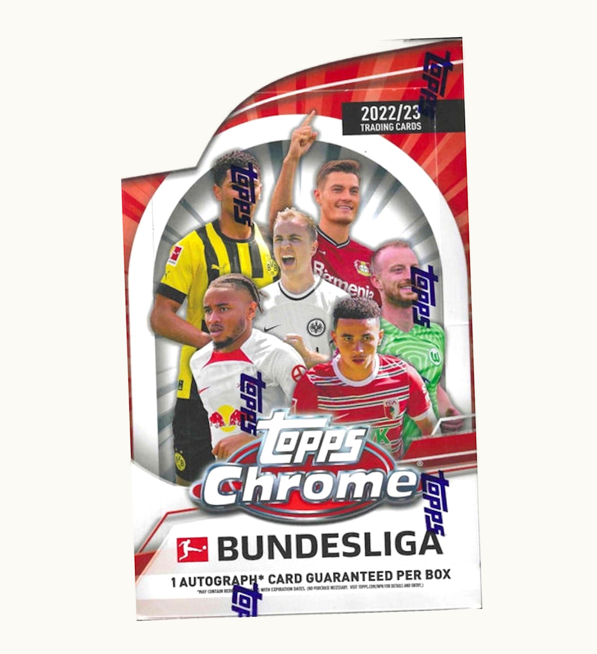 Topps 2022 23 Topps Chrome Bundesliga Soccer Hobby Box