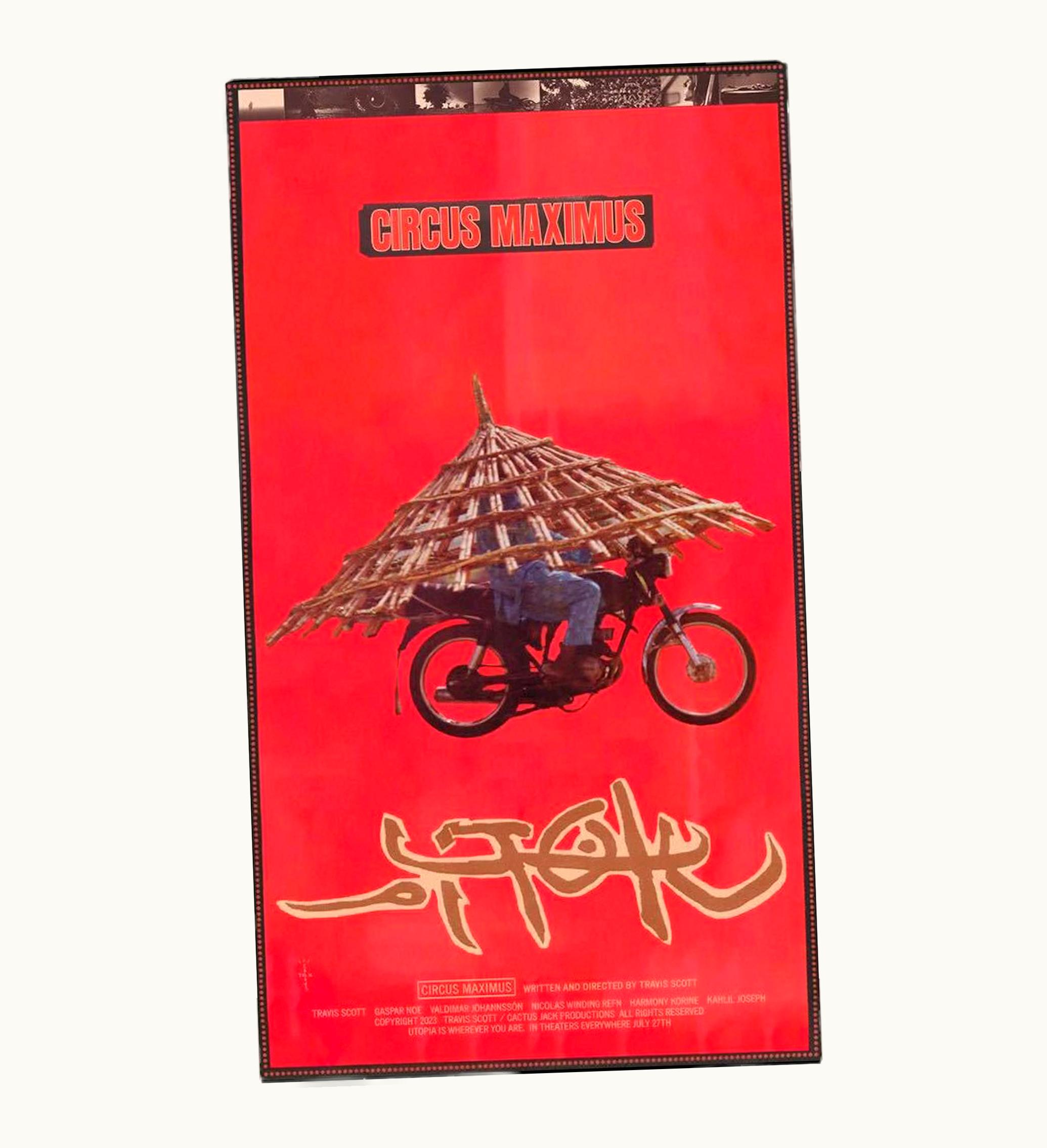 Travis Scott Travis Scott Utopia Circus Maximus Poster V