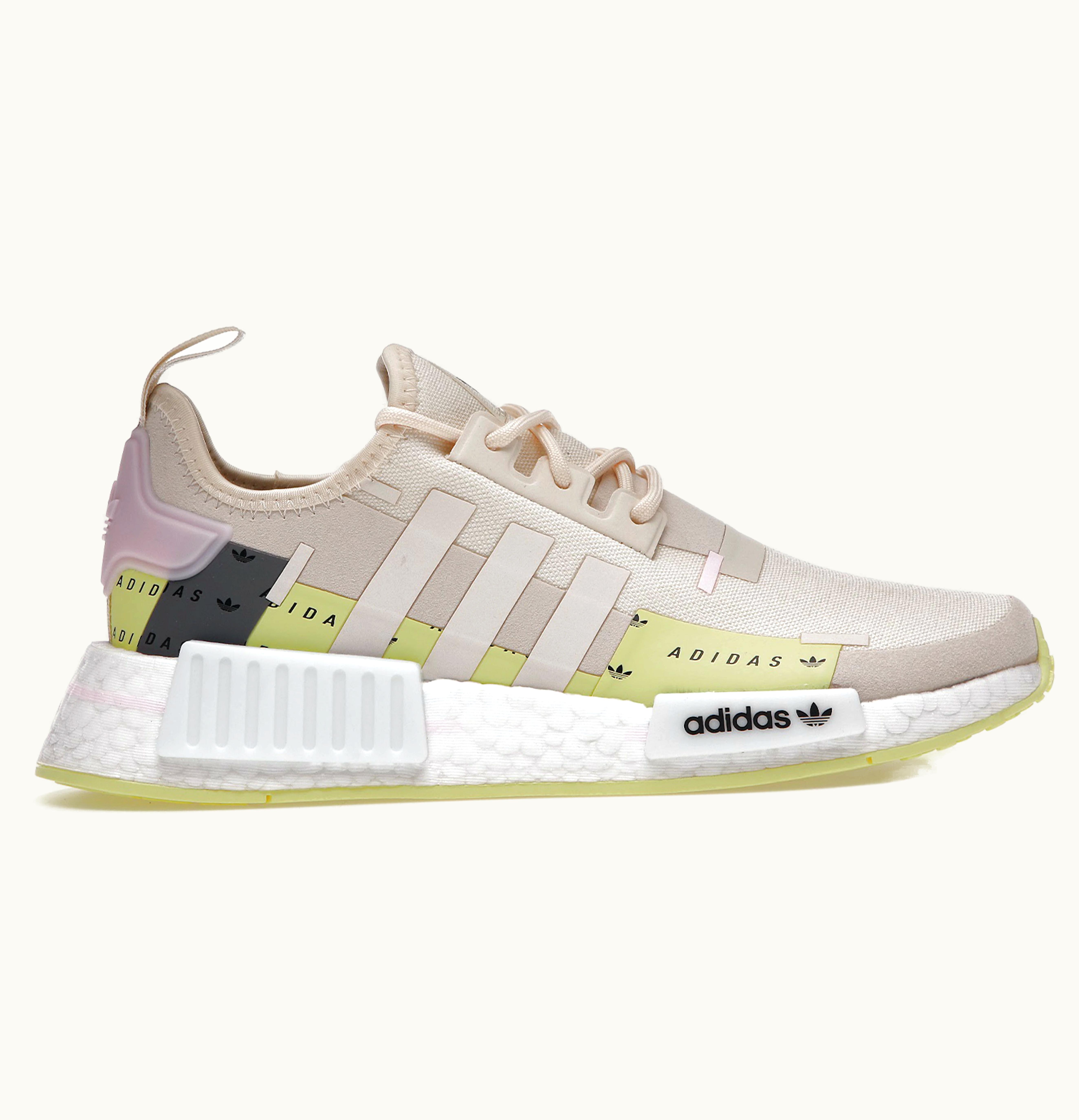 Adidas adidas NMD R1 Wonder White Pulse Yellow Pink W